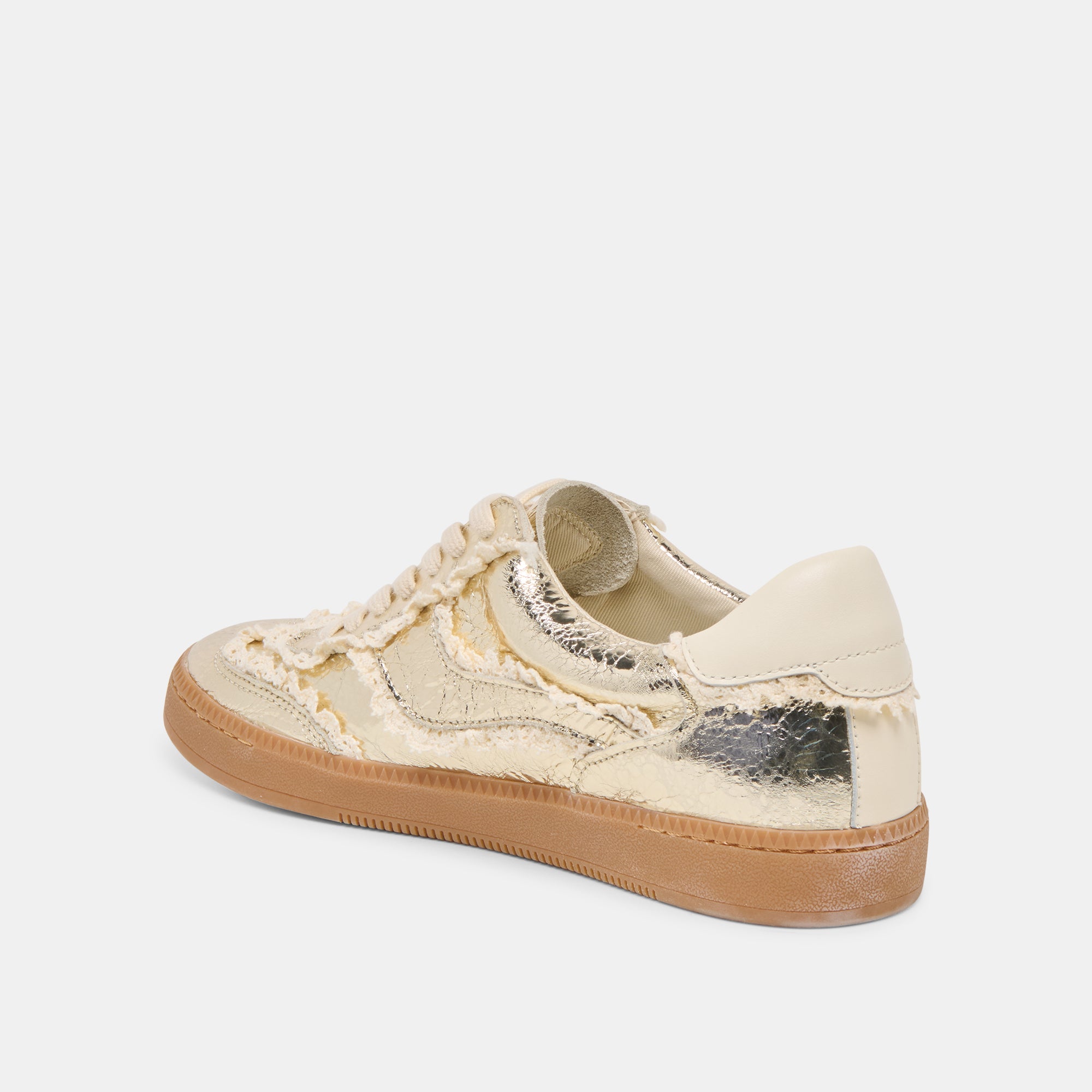 NOTICE LACE SNEAKERS PLATINUM DISTRESSED LEATHER - view 6