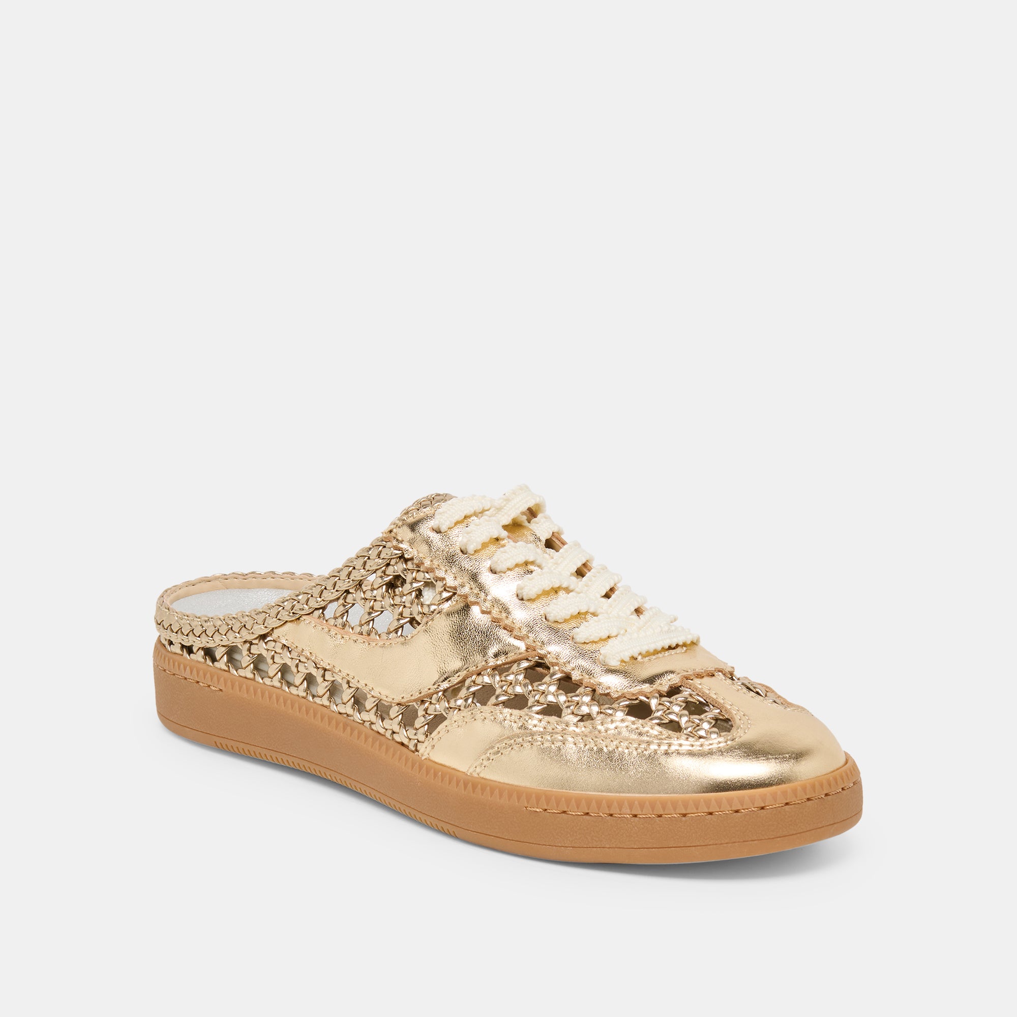 NOTICE SLIDE WOVEN SNEAKERS GOLD WOVEN STELLA - view 3