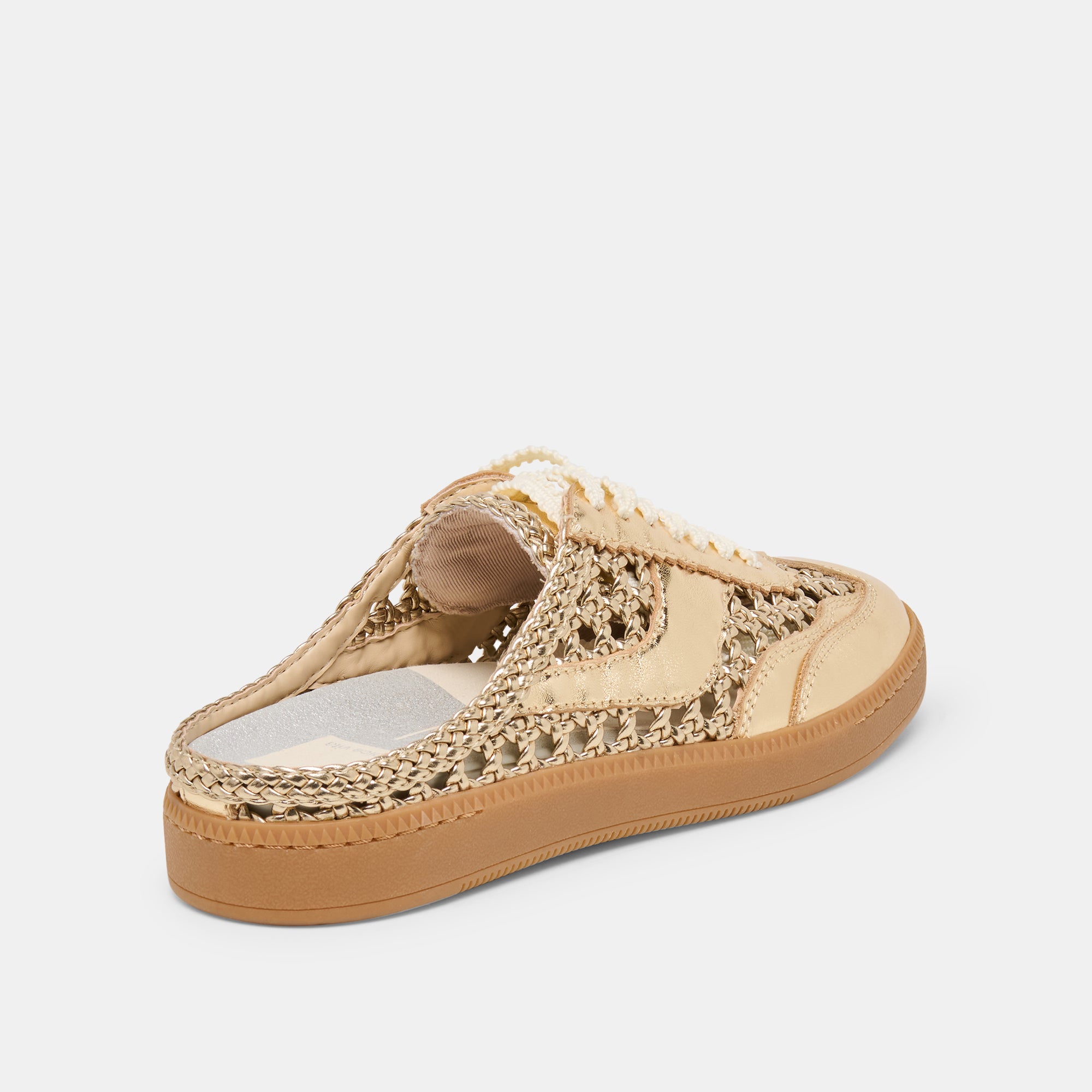 NOTICE SLIDE WOVEN SNEAKERS GOLD WOVEN STELLA - view 5