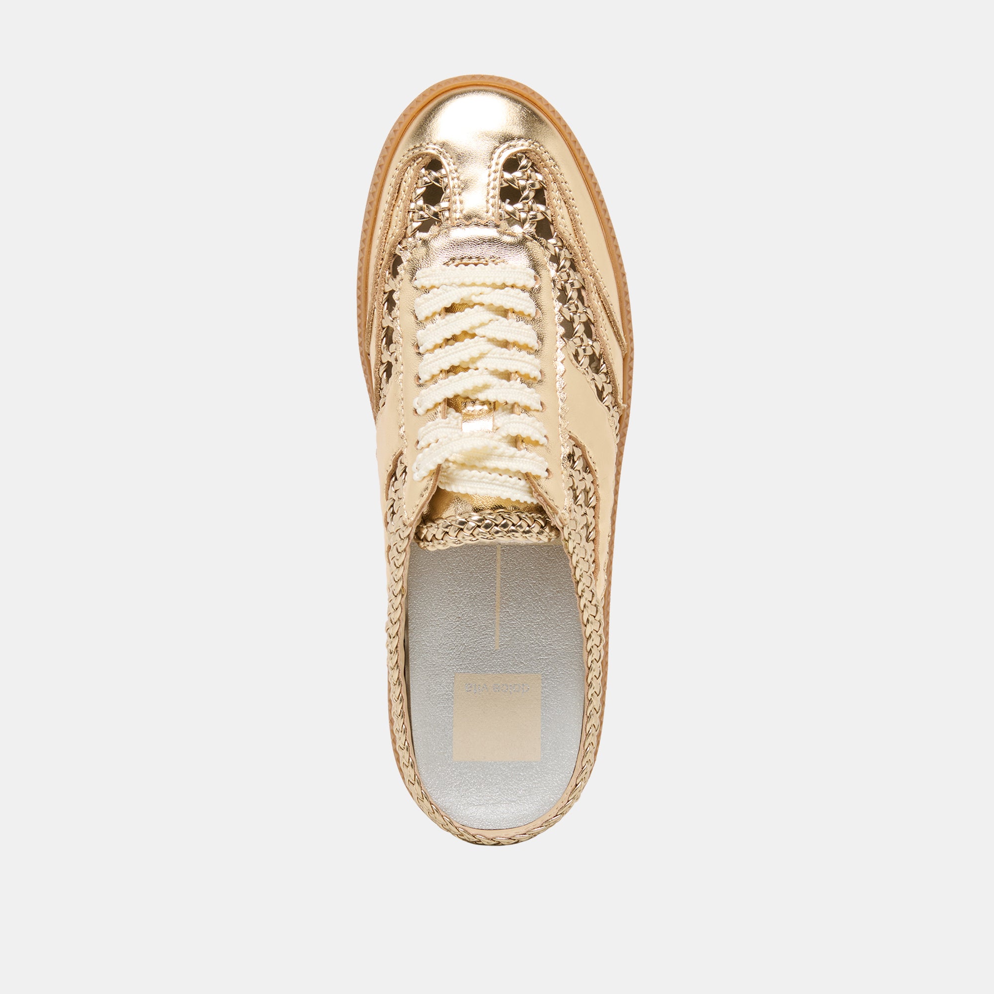 NOTICE SLIDE WOVEN SNEAKERS GOLD WOVEN STELLA - view 10
