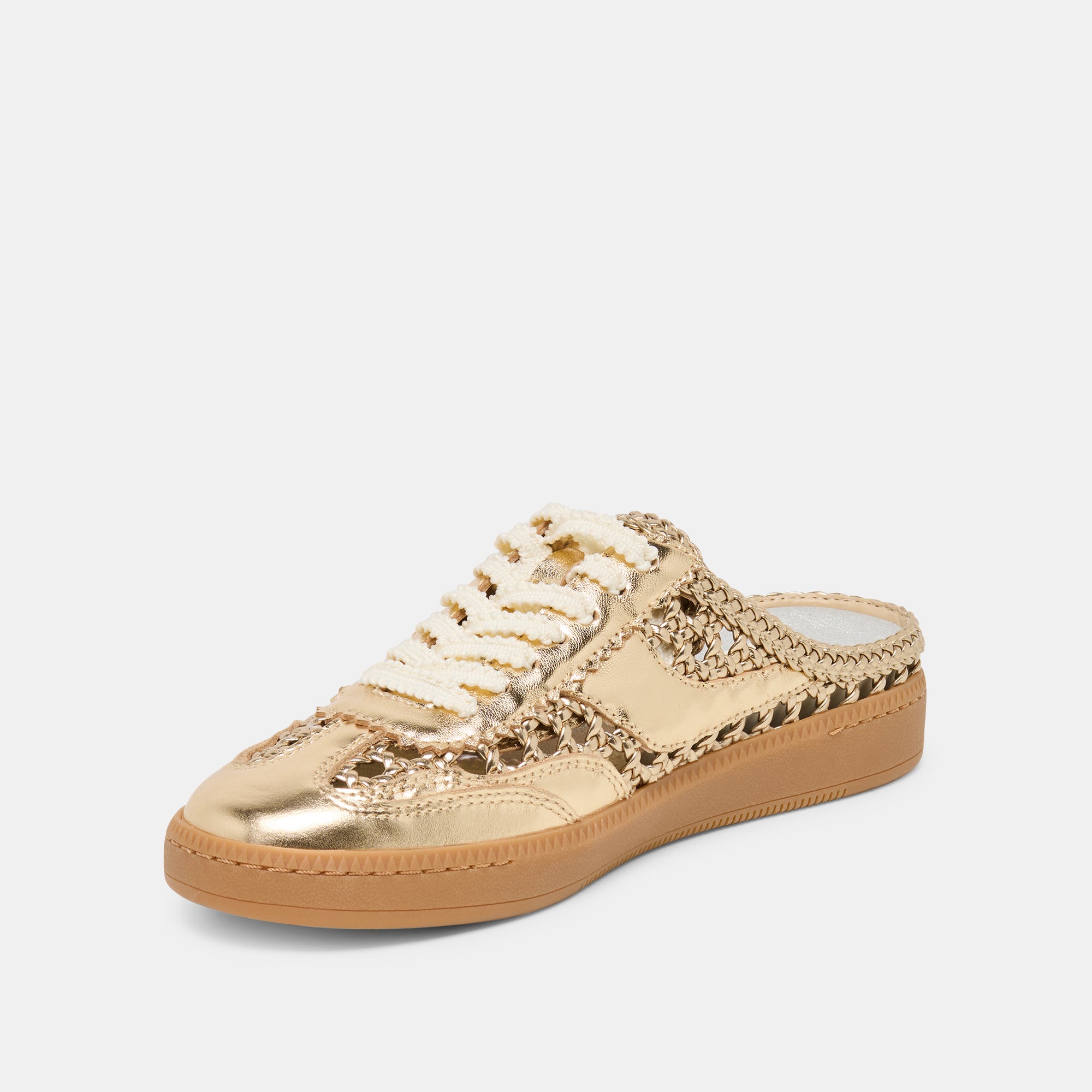 NOTICE SLIDE WOVEN SNEAKERS GOLD WOVEN STELLA - view 6