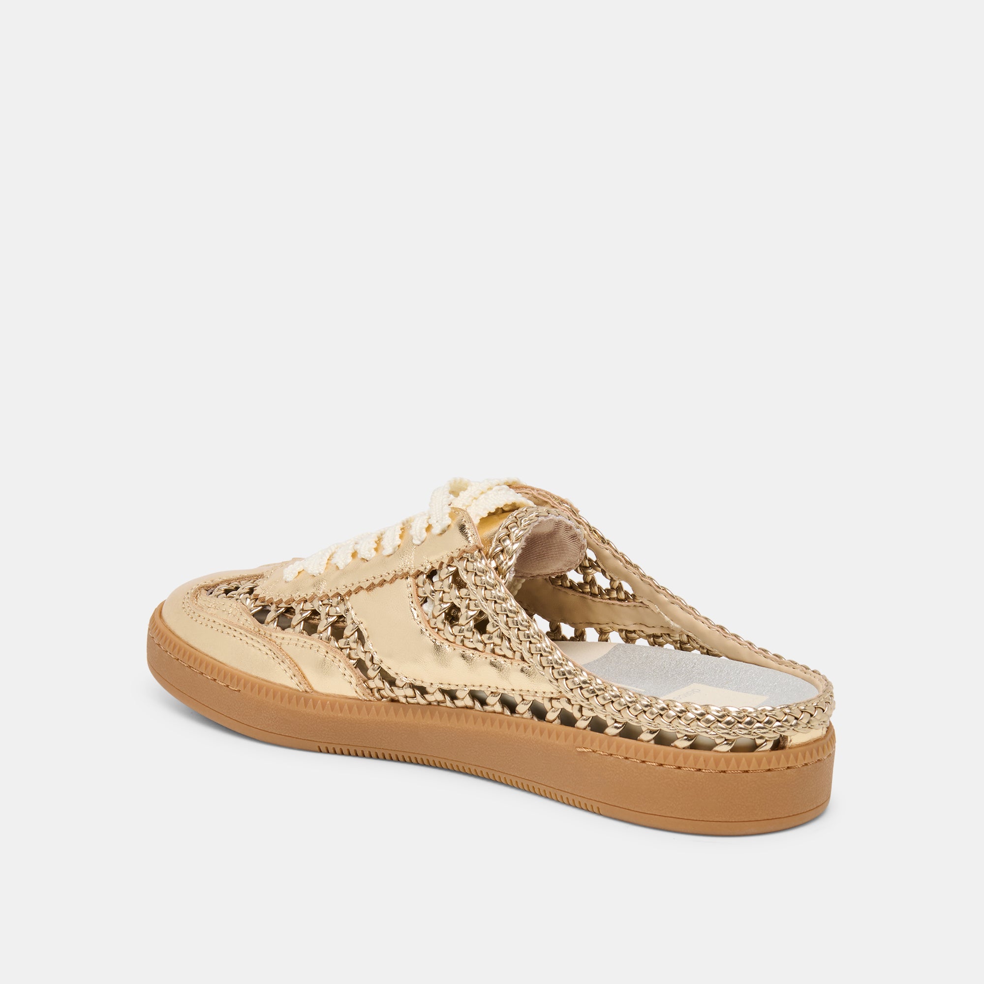 NOTICE SLIDE WOVEN SNEAKERS GOLD WOVEN STELLA - view 7