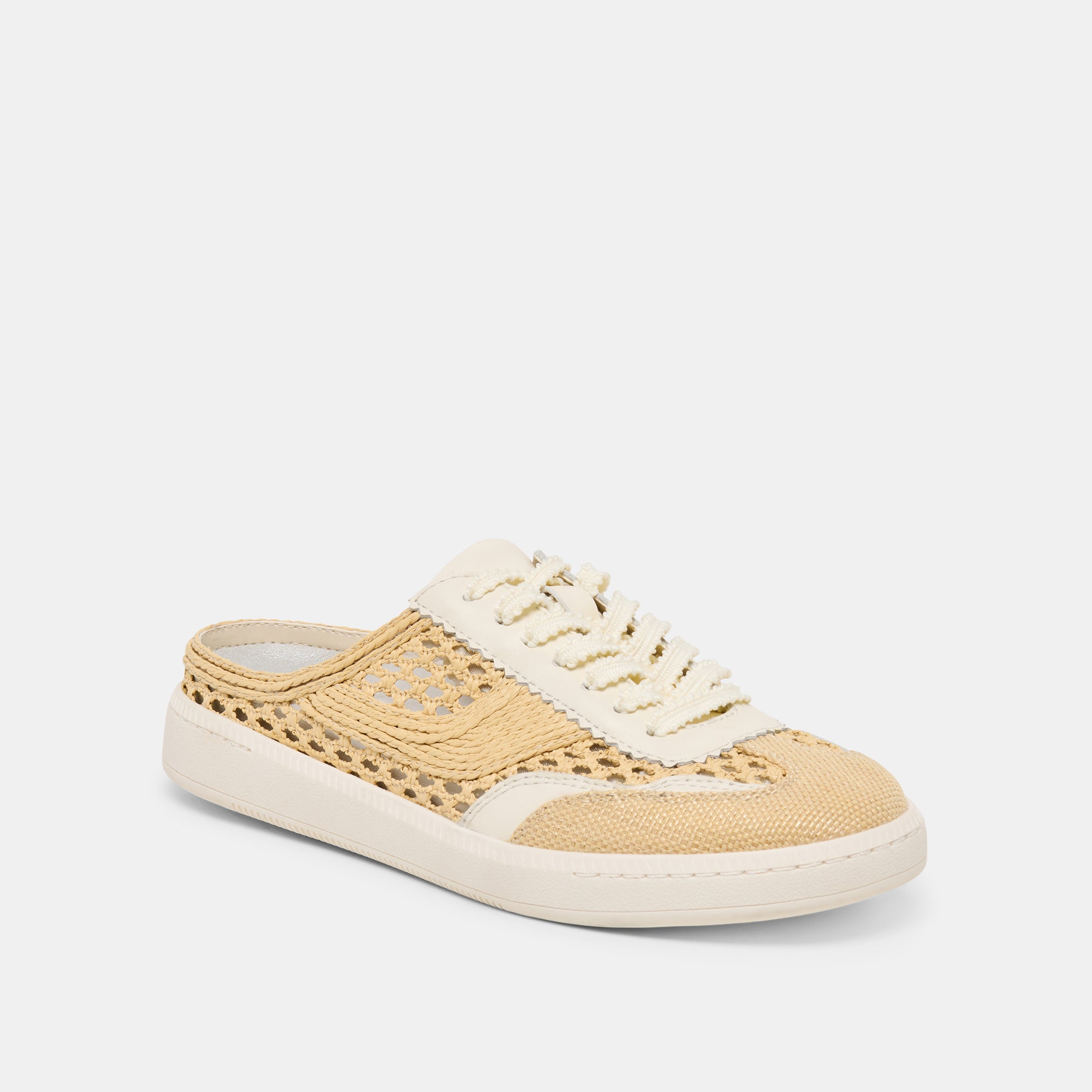 NOTICE SLIDE WOVEN SNEAKERS LT NATURAL WOVEN RAFFIA - view 2