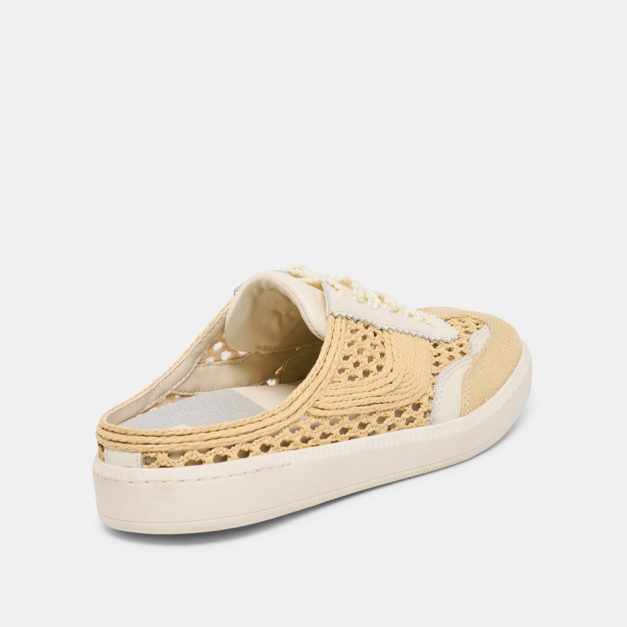 NOTICE SLIDE WOVEN SNEAKERS LT NATURAL WOVEN RAFFIA - view 3