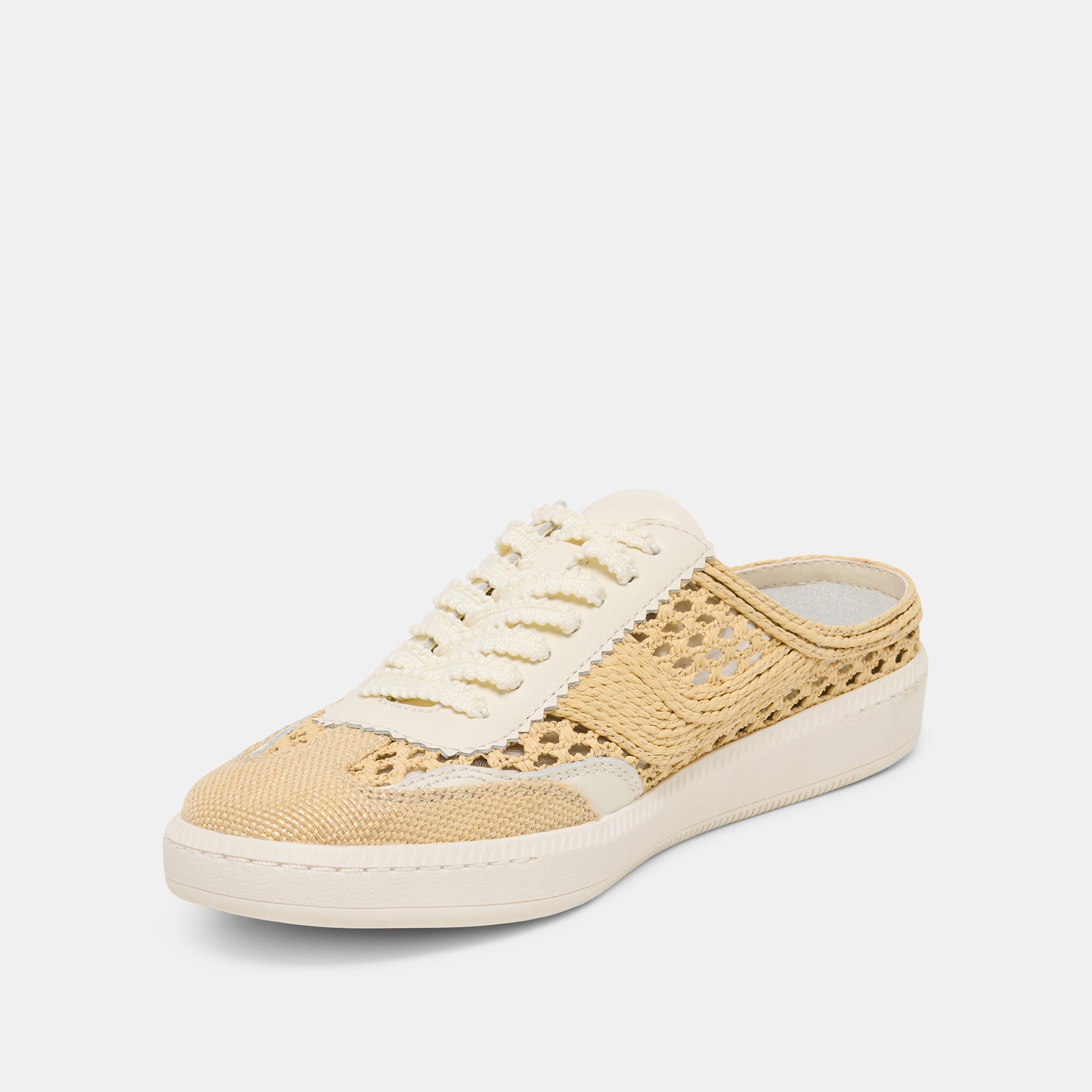 NOTICE SLIDE WOVEN SNEAKERS LT NATURAL WOVEN RAFFIA - view 4