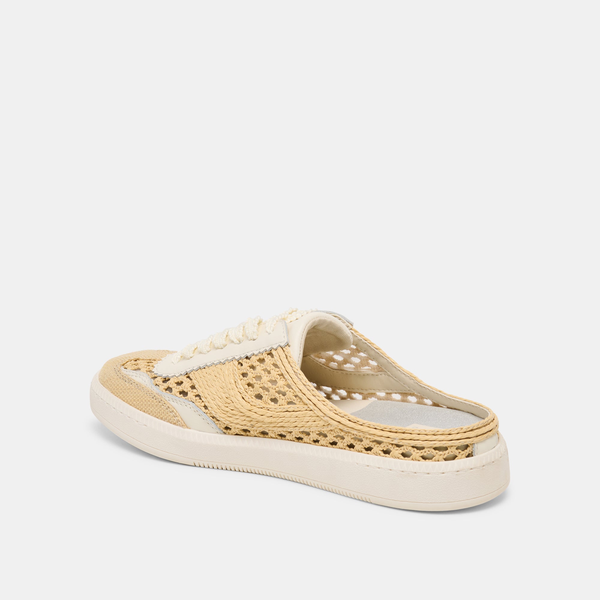 NOTICE SLIDE WOVEN SNEAKERS LT NATURAL WOVEN RAFFIA - view 5
