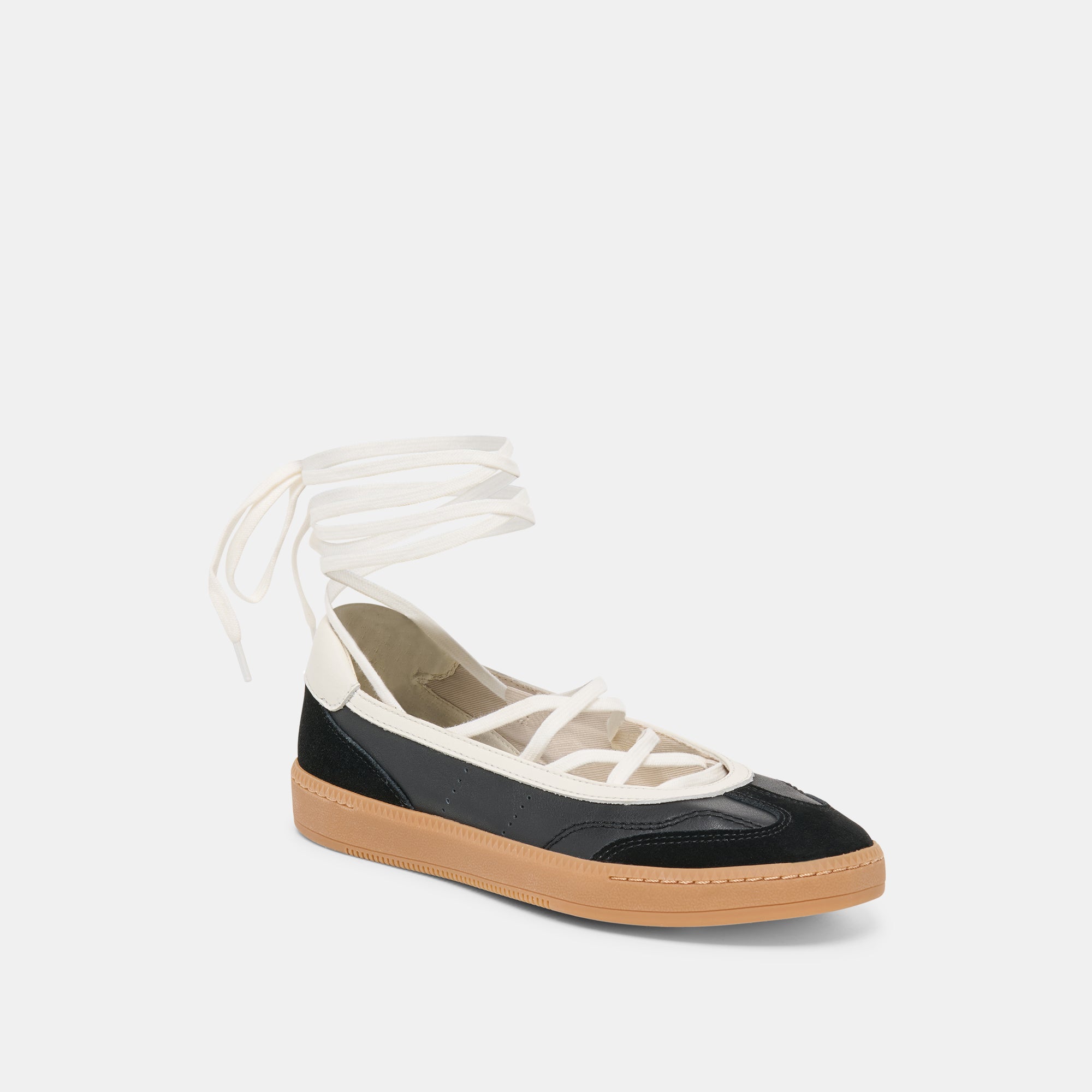 NYOMIE SNEAKERS BLACK LEATHER - view 2