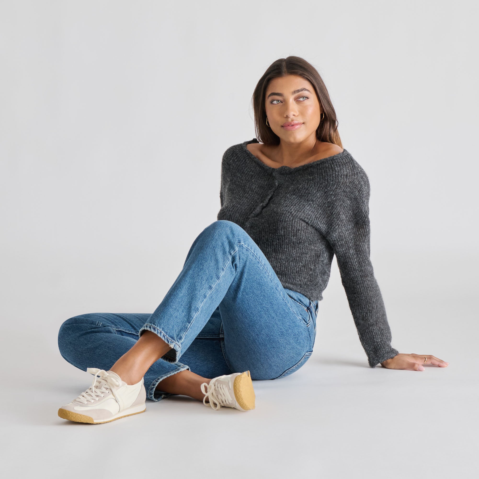 SARIYA SNEAKERS WHITE NYLON - view 2