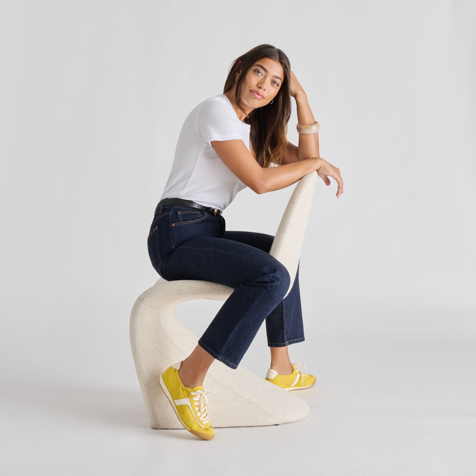 SARIYA SNEAKERS YELLOW NYLON - view 9