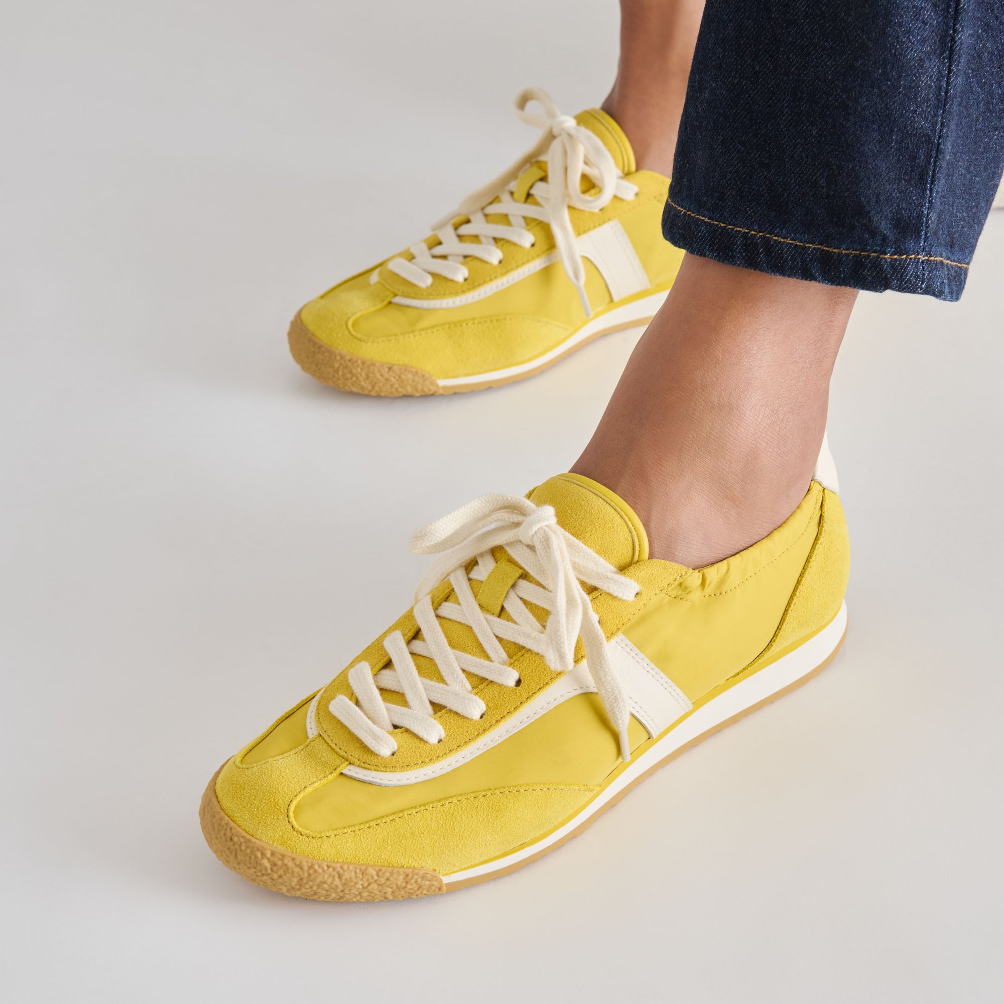SARIYA SNEAKERS YELLOW NYLON - view 5