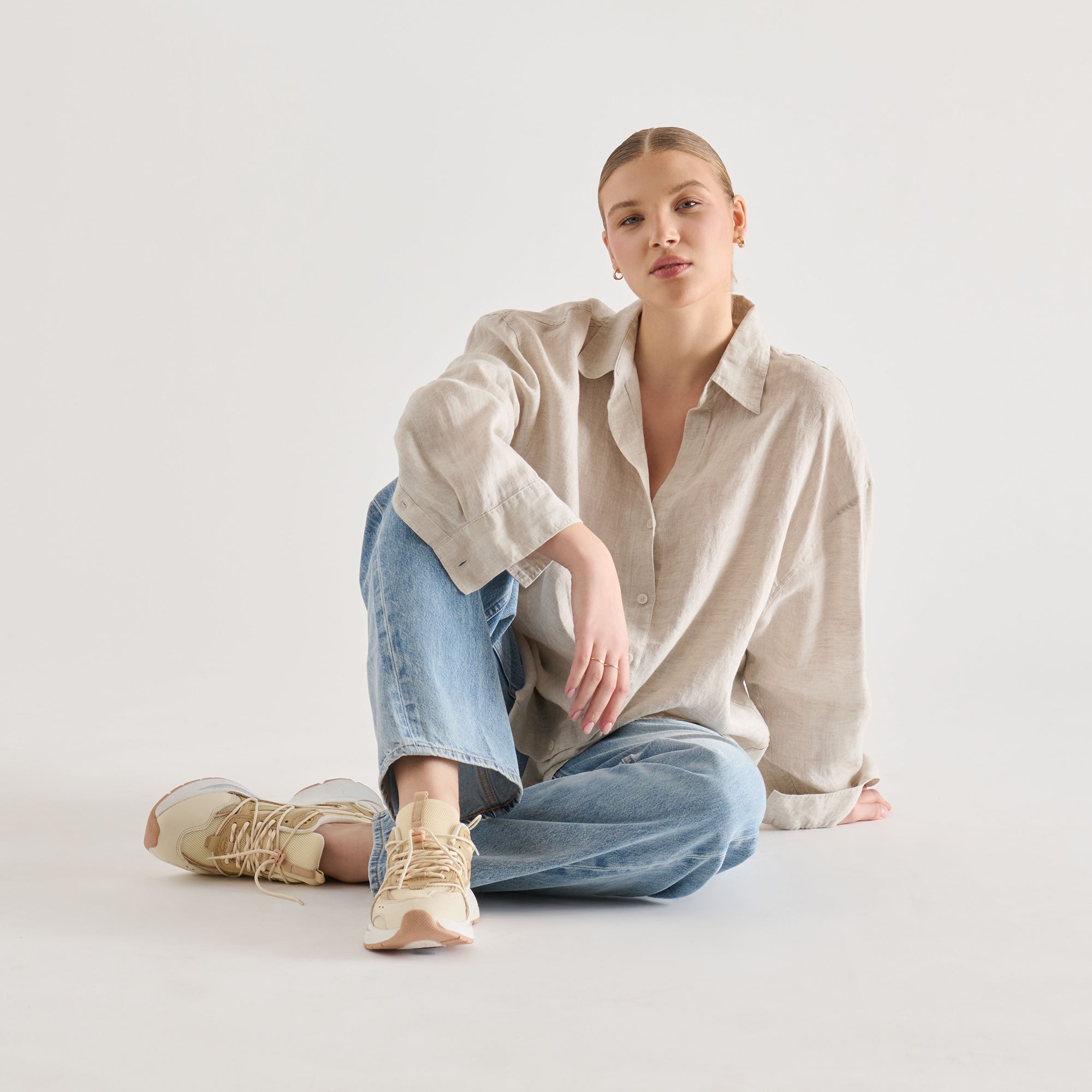 SELMAR SNEAKERS OFF WHITE LEATHER - view 4