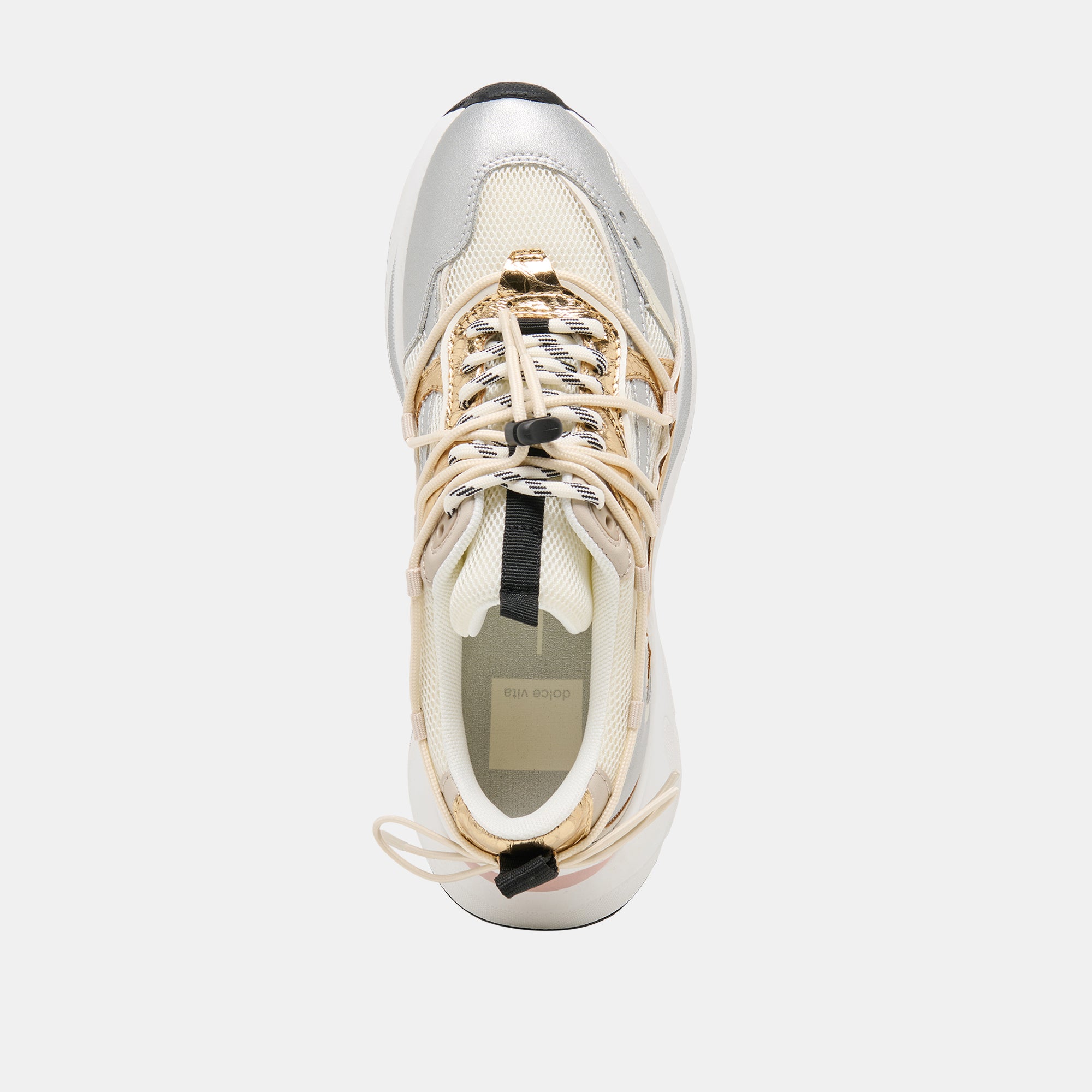 SELMAR SNEAKERS SILVER GOLD LEATHER - view 8