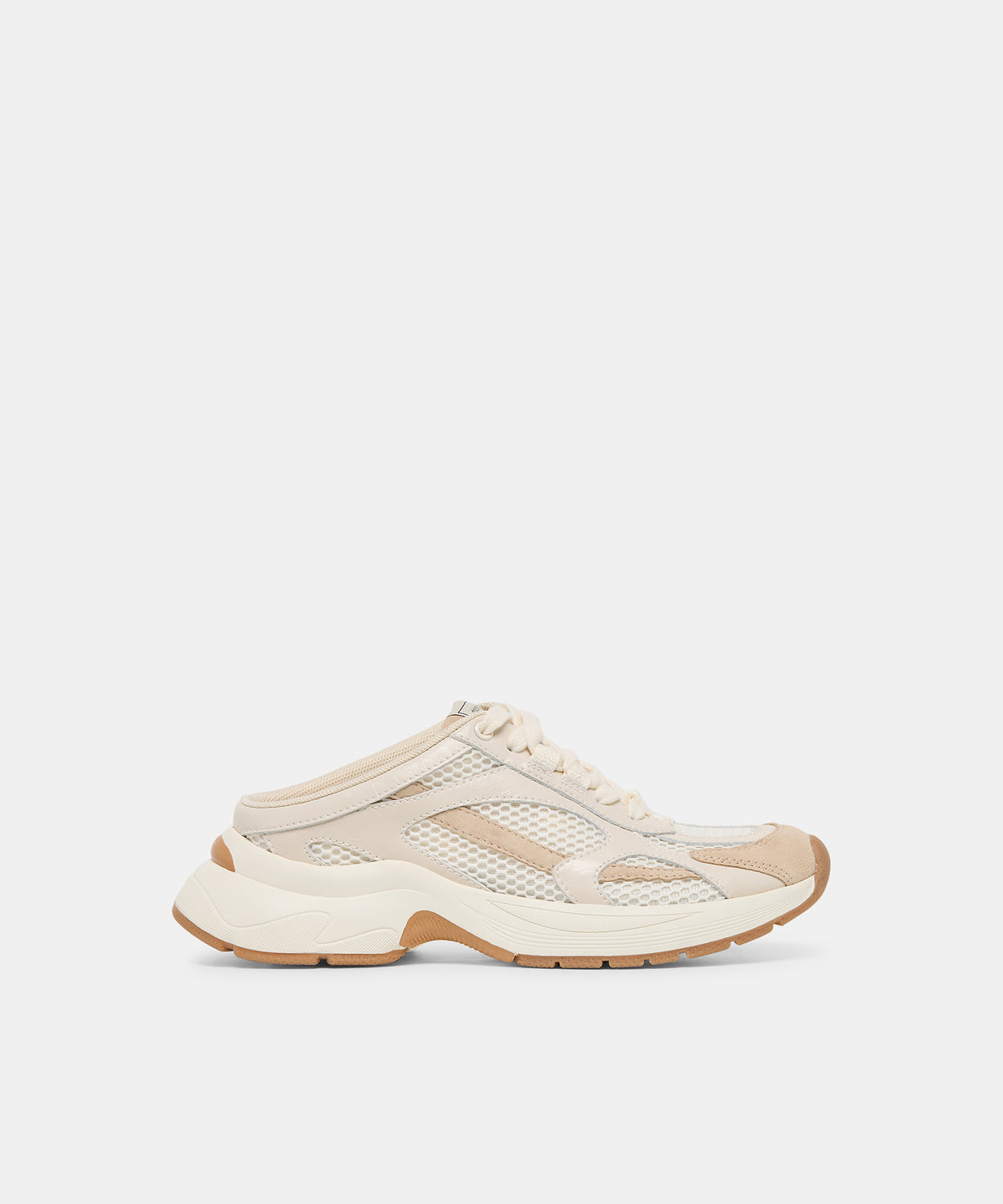SWAYZY Ivory Multi Suede Platform Slip-on Sneakers | Dolce Vita