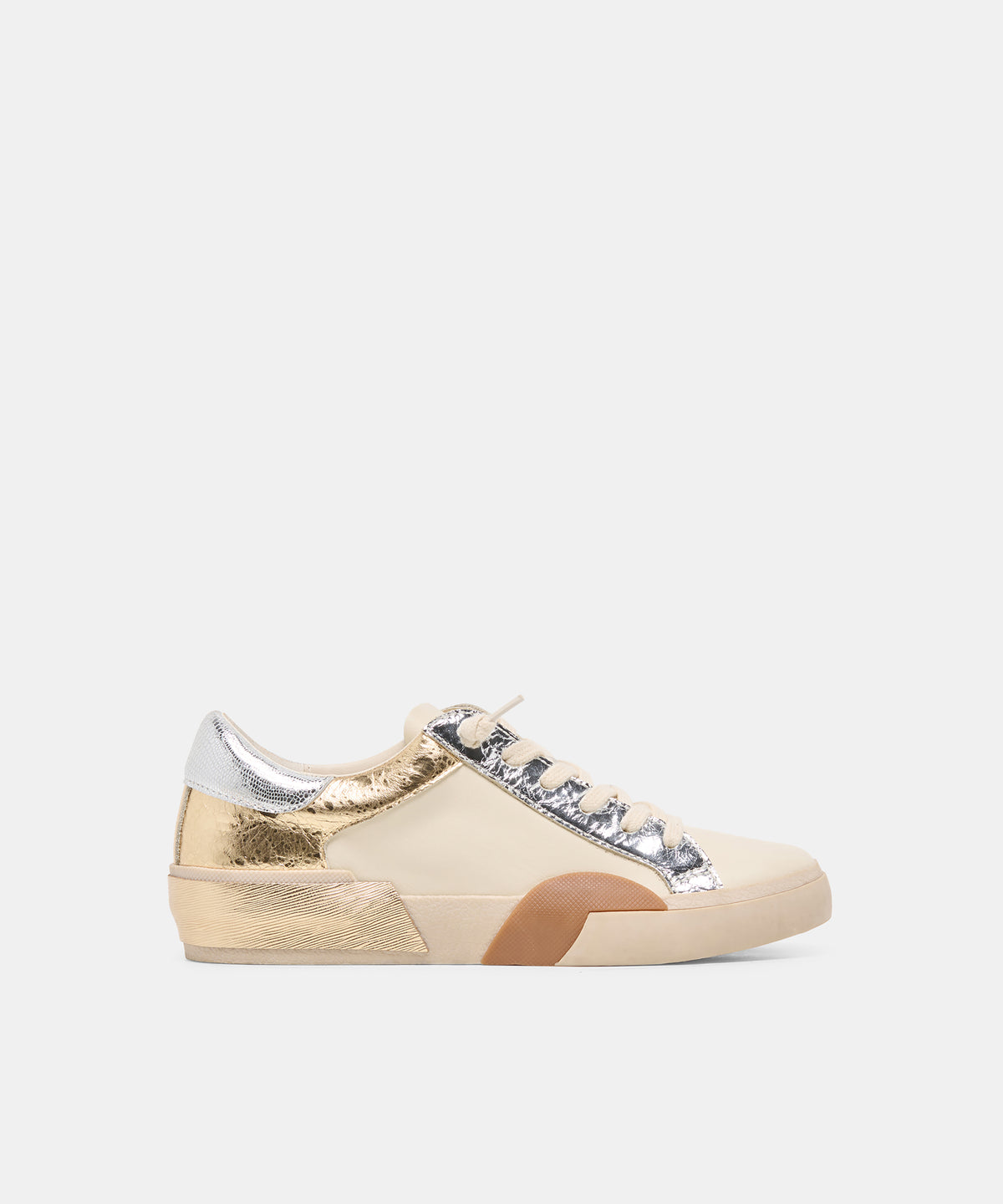 ZINA Metallic Multi Leather Sneakers | Dolce Vita