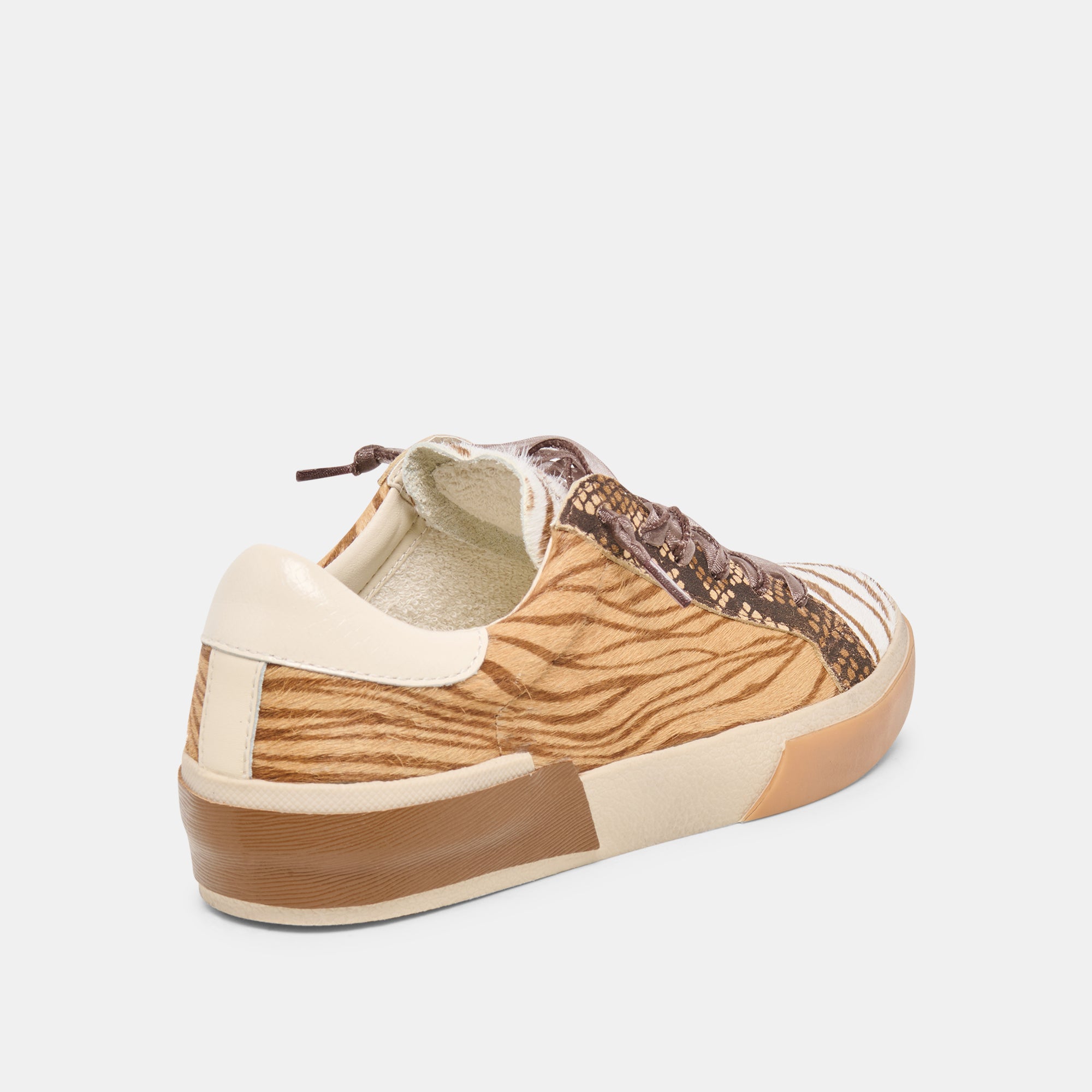 ZINA SNEAKERS ZEBRA MULTI CALF HAIR