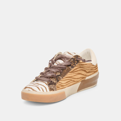 ZINA SNEAKERS ZEBRA MULTI CALF HAIR