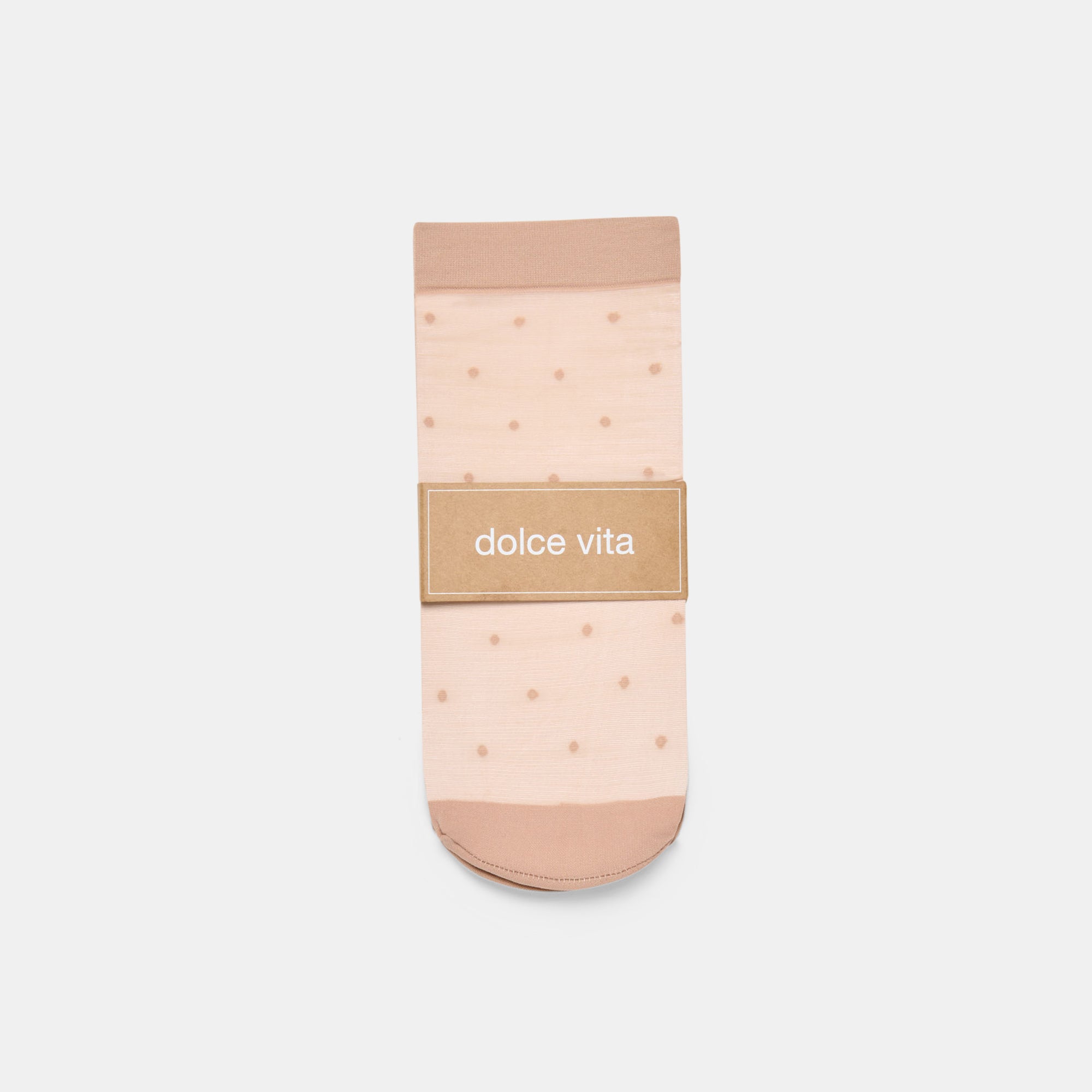 3 PACK DITSY DOT SHEER ANKLET SOCKS BLUSH - view 2