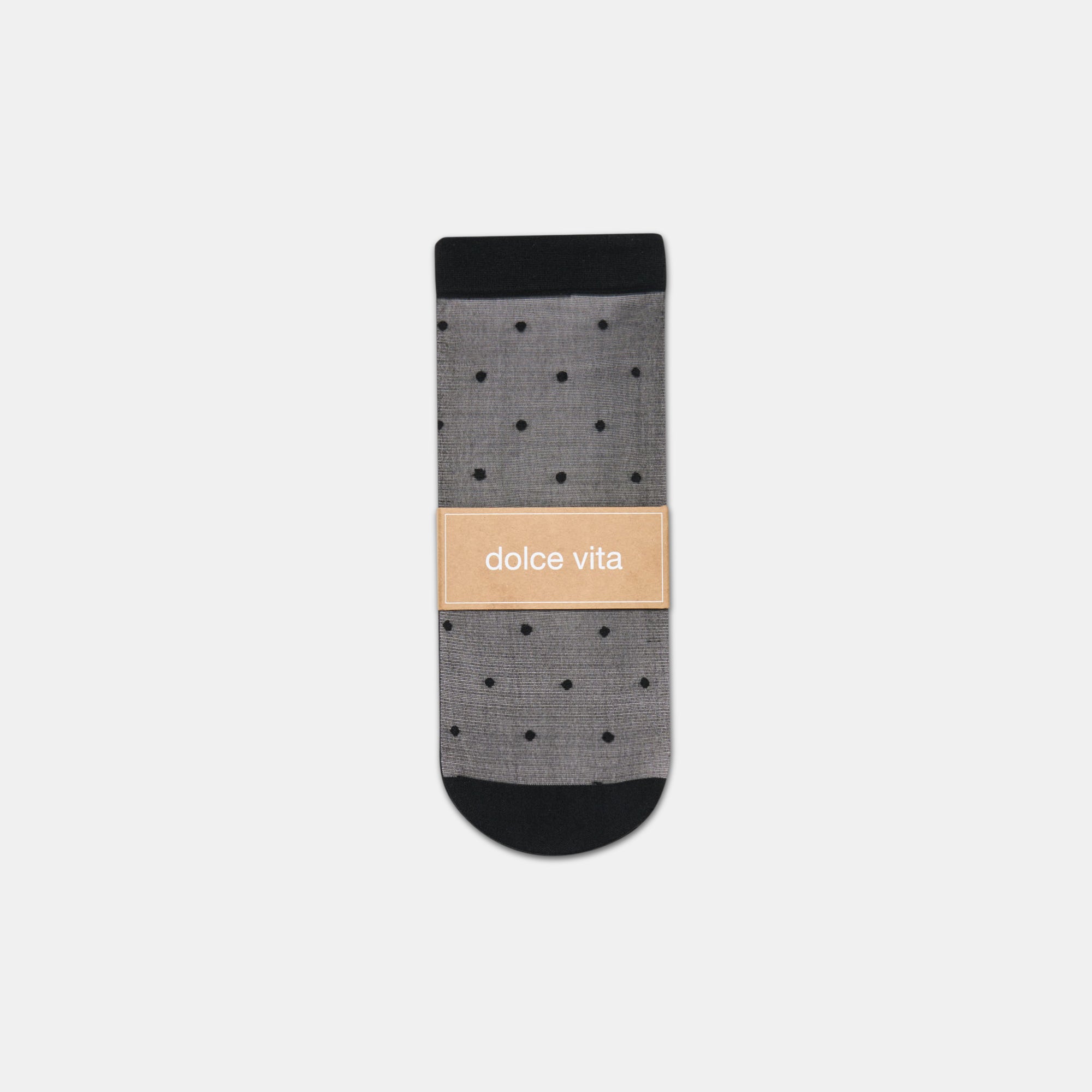 3 PACK DITSY DOT SHEER ANKLET SOCKS BLACK - view 3