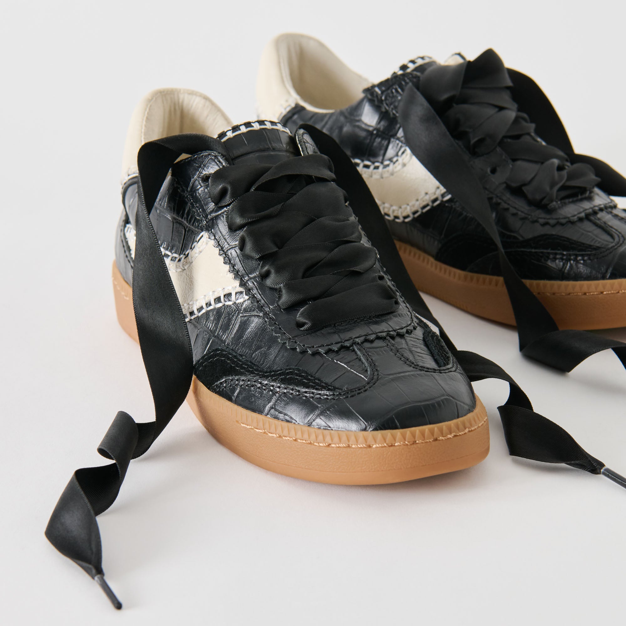 SATIN LACE BLACK - view 3