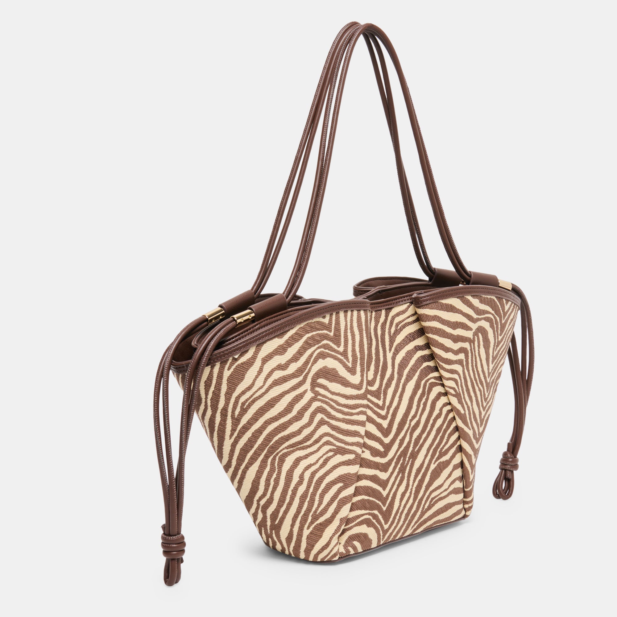 MARO TOTE ZEBRA CANVAS - view 3