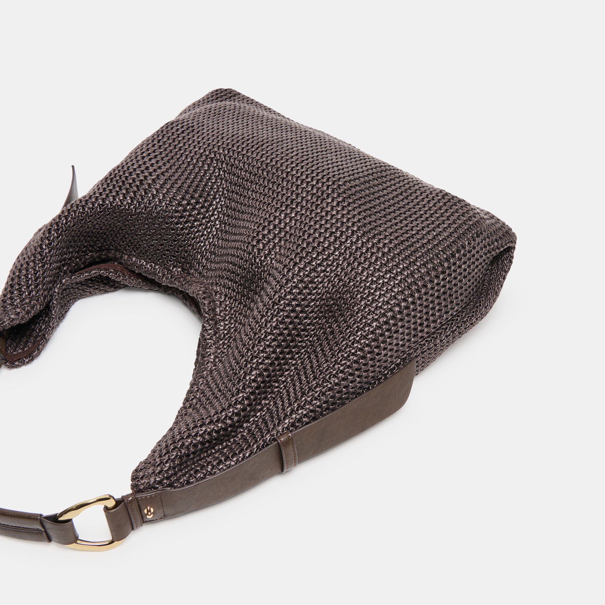 MIRIEL TOTE CHOCOLATE RAFFIA - view 5