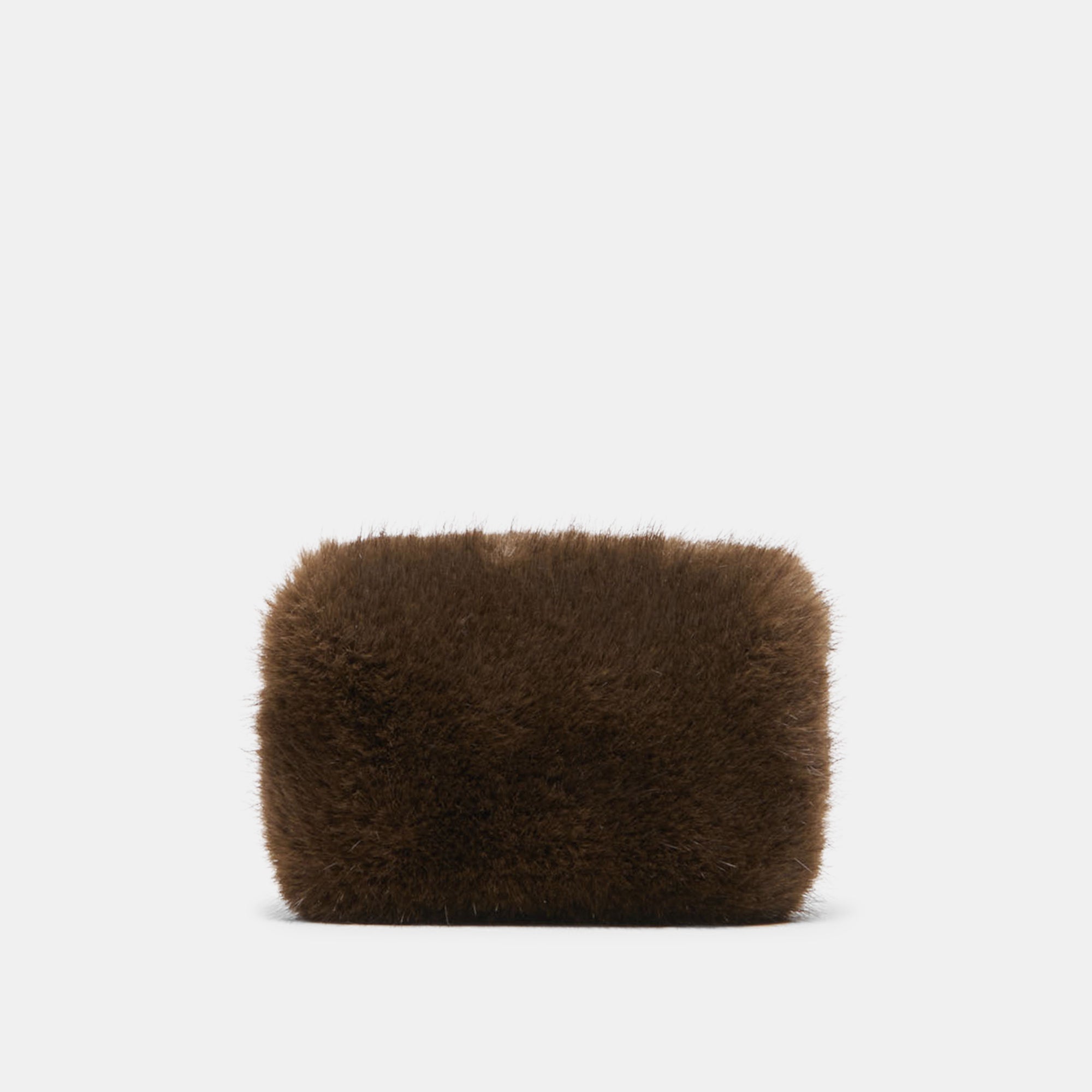 BRINDI CROSSBODY WALLET MINK FAUX FUR - view 4