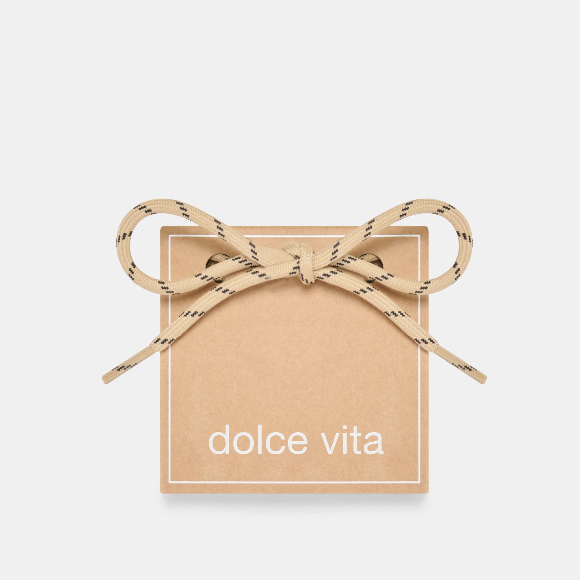 TICK MARK CORD LACE TAN MULTI