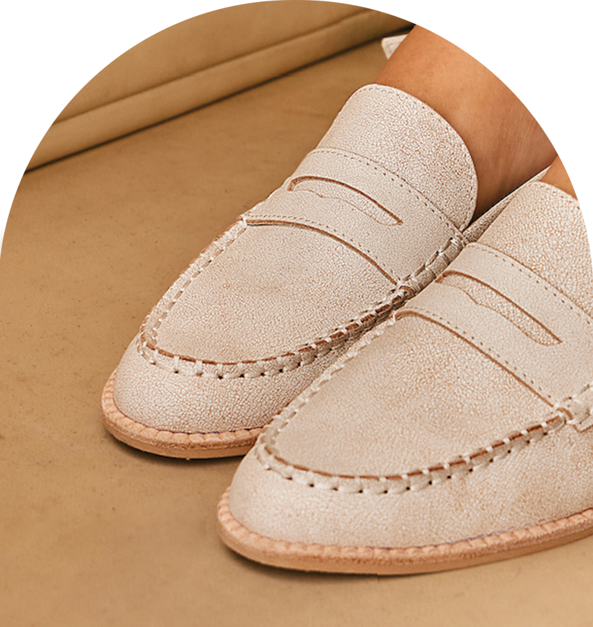 synthetic leather (uppers, linings, socks)