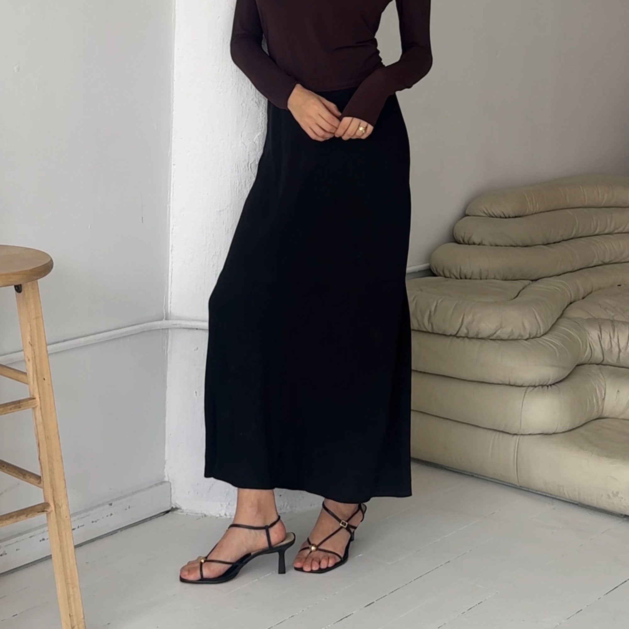 MYLEE HEELS BLACK LEATHER - view 4