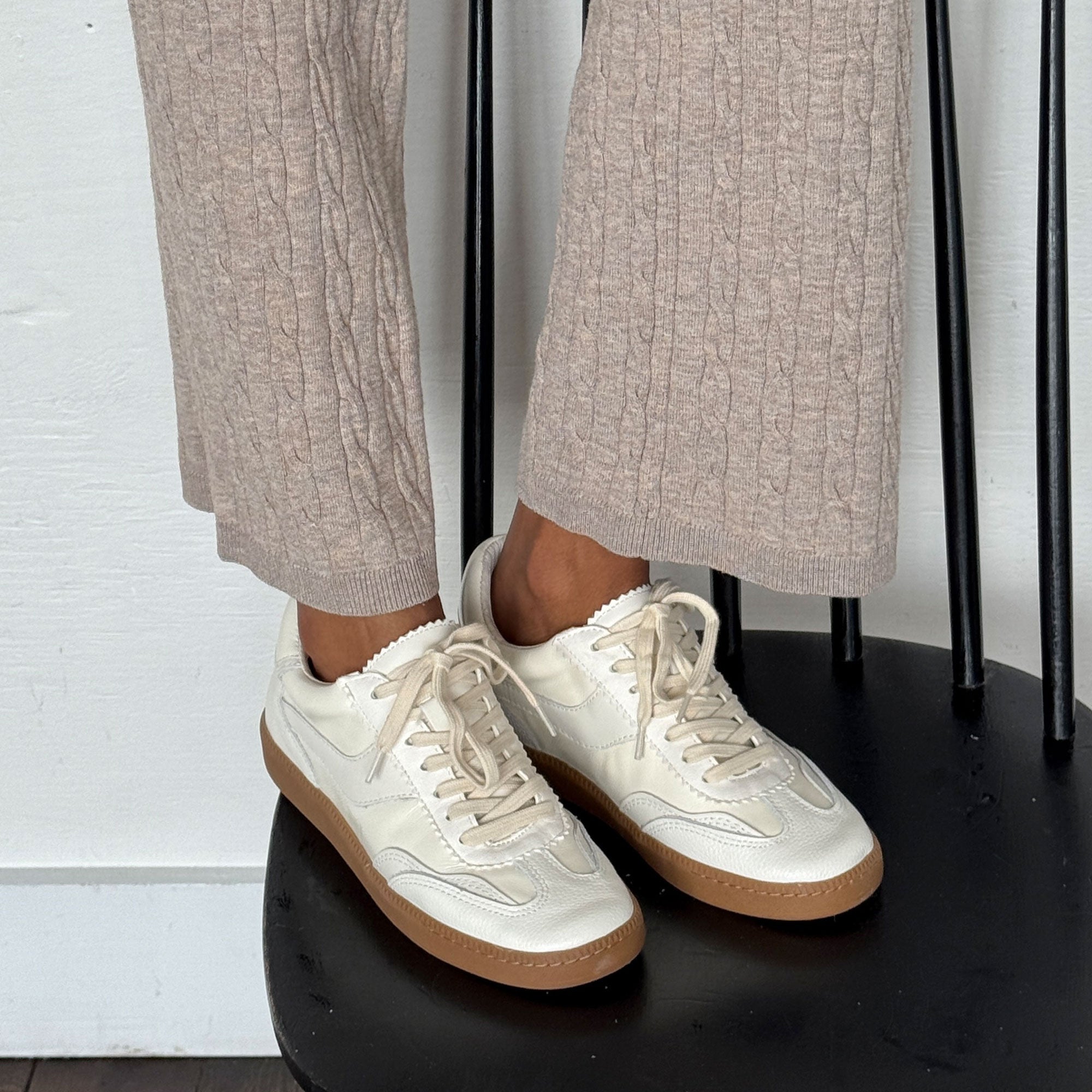 NOTICE SNEAKERS WHITE LEATHER - view 2