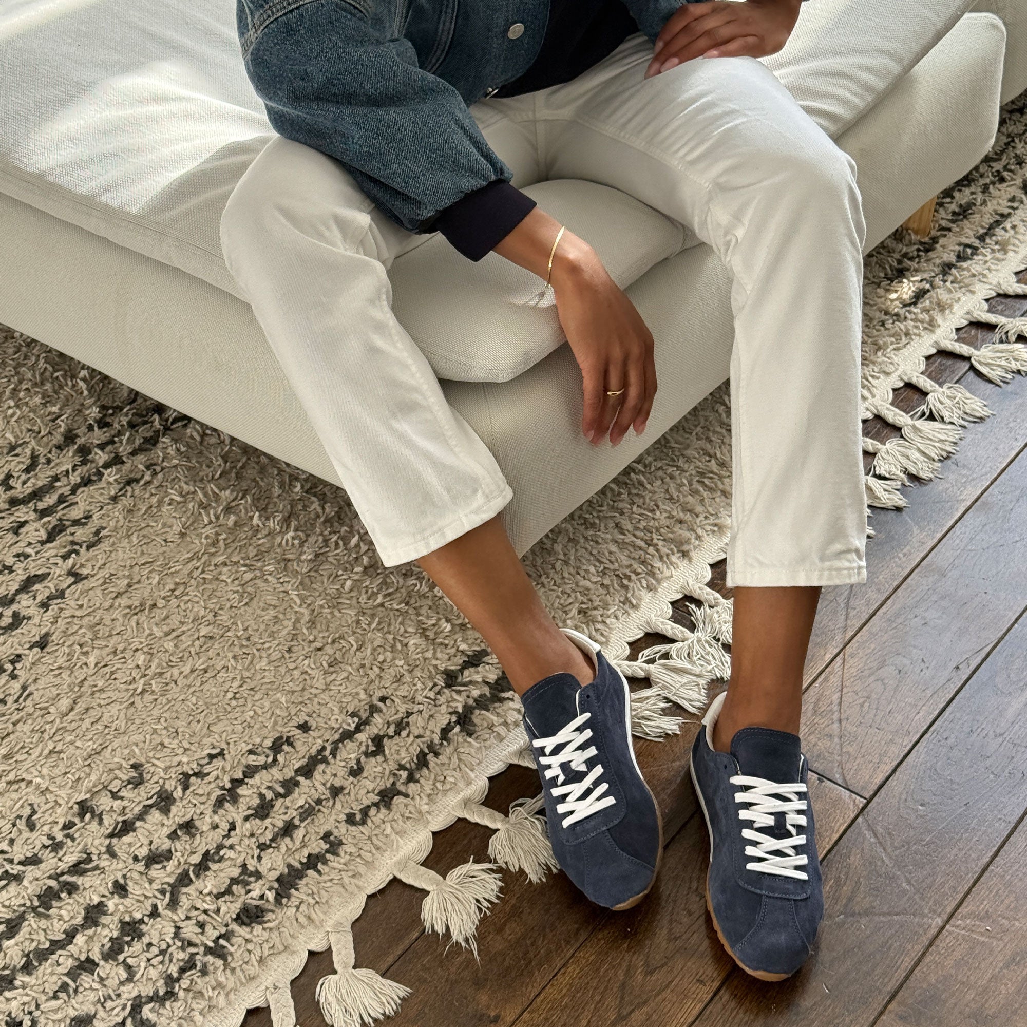 SERINA SNEAKERS NAVY SUEDE - view 2
