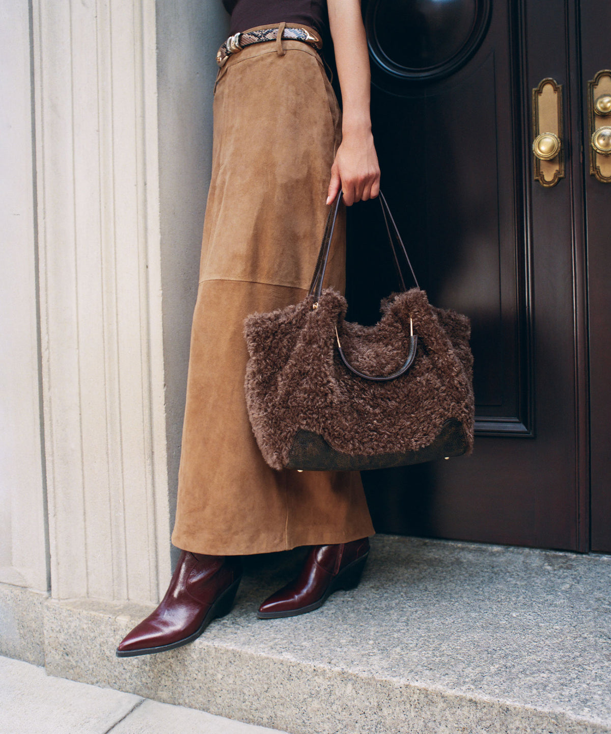 ASHTIN BOOTIES BROWN BERRY LEATHER - view 4