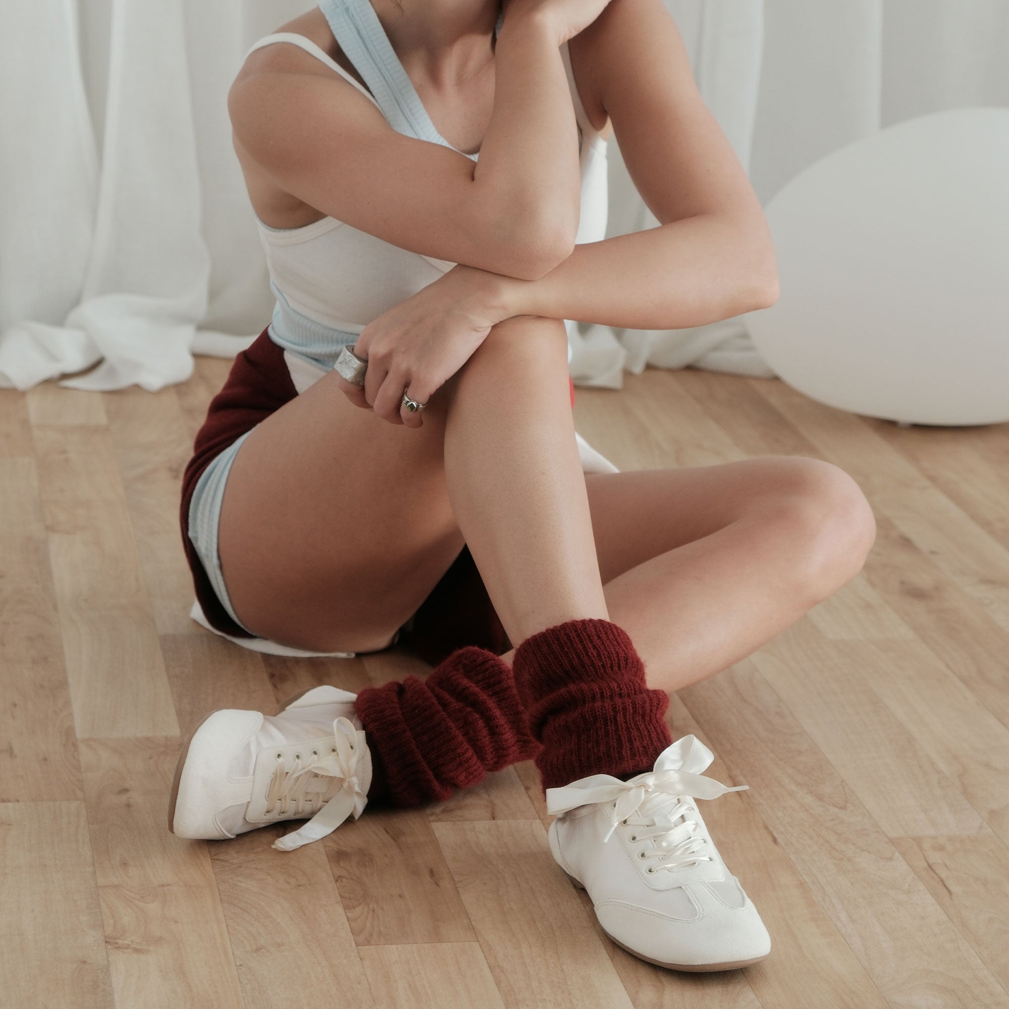 ITZY SNEAKERS VANILLA SATIN - view 6