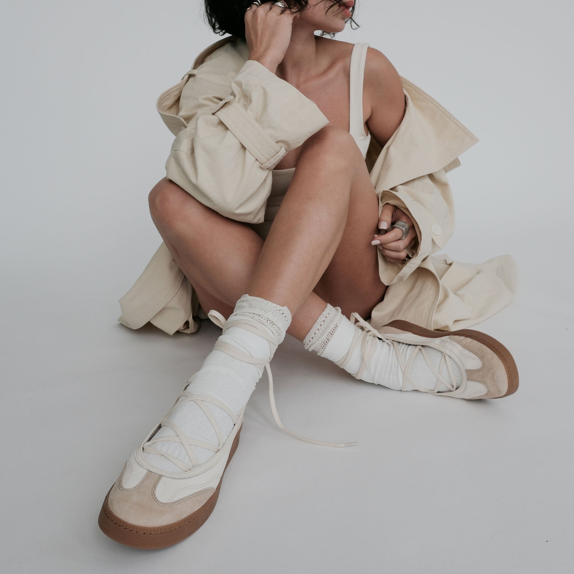 NYOMIE SNEAKERS IVORY MULTI LEATHER - view 6