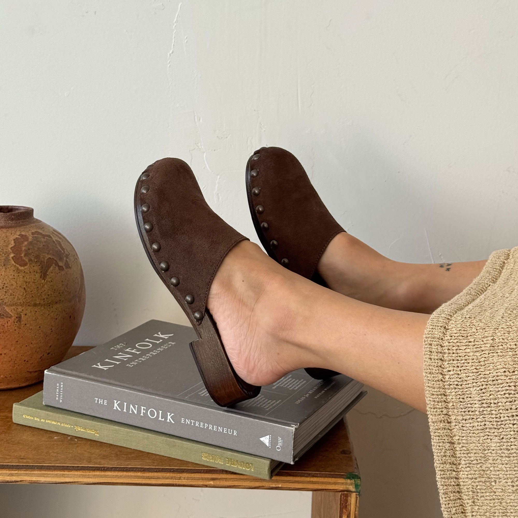 ALANIS FLATS BROWN SUEDE - view 4