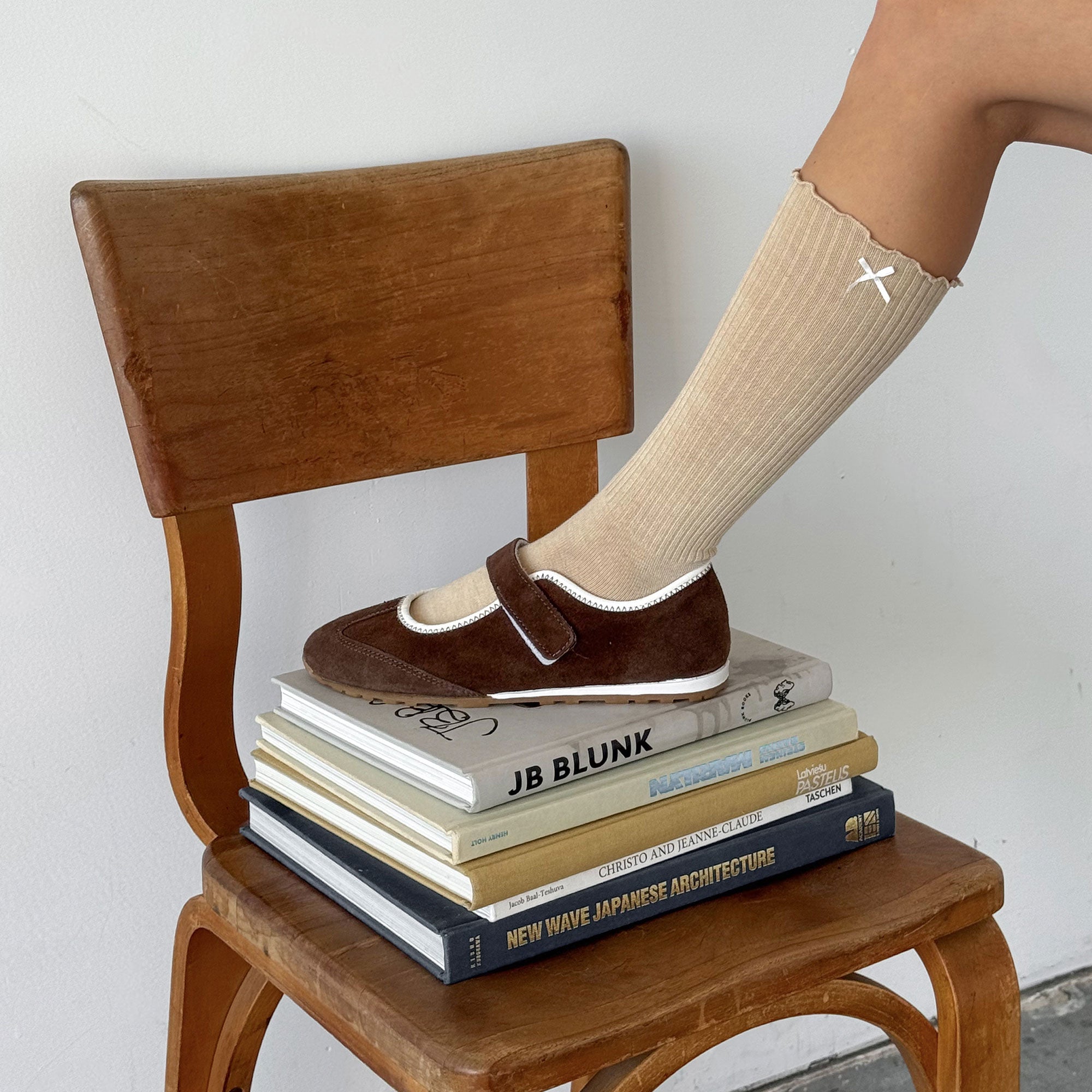 SOFYA SNEAKERS DK BROWN SUEDE - view 4