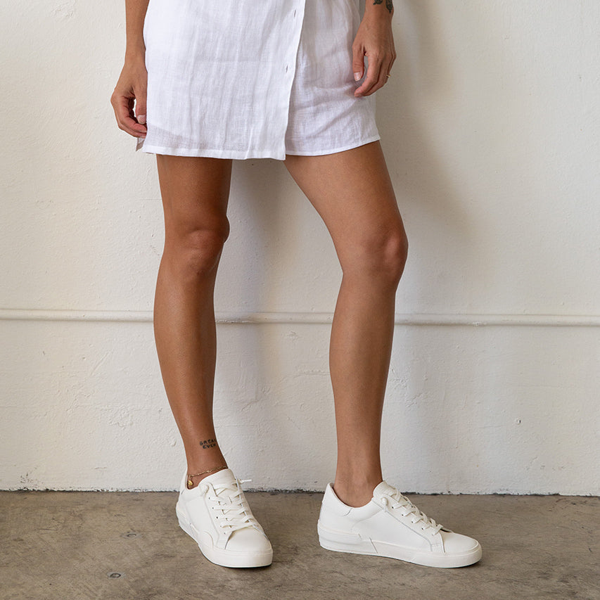 ZINA 360 SNEAKERS WHITE RECYCLED LEATHER - view 4