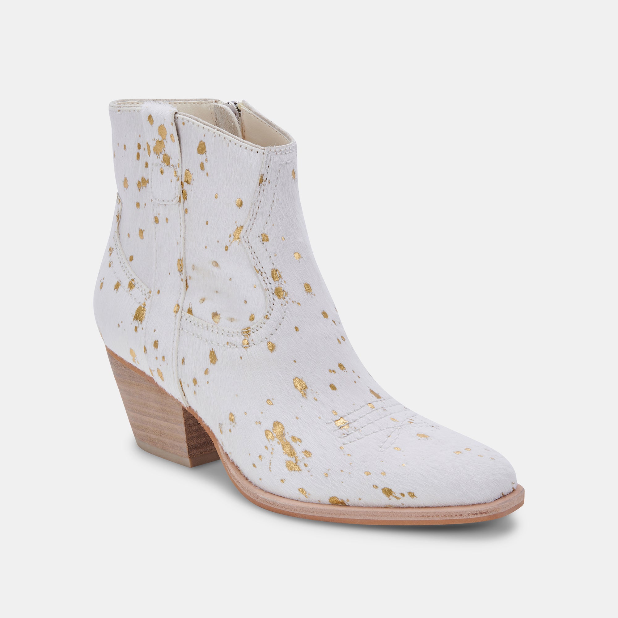 SILMA BOOTIES GOLD MULTI CALF HAIR - view 3