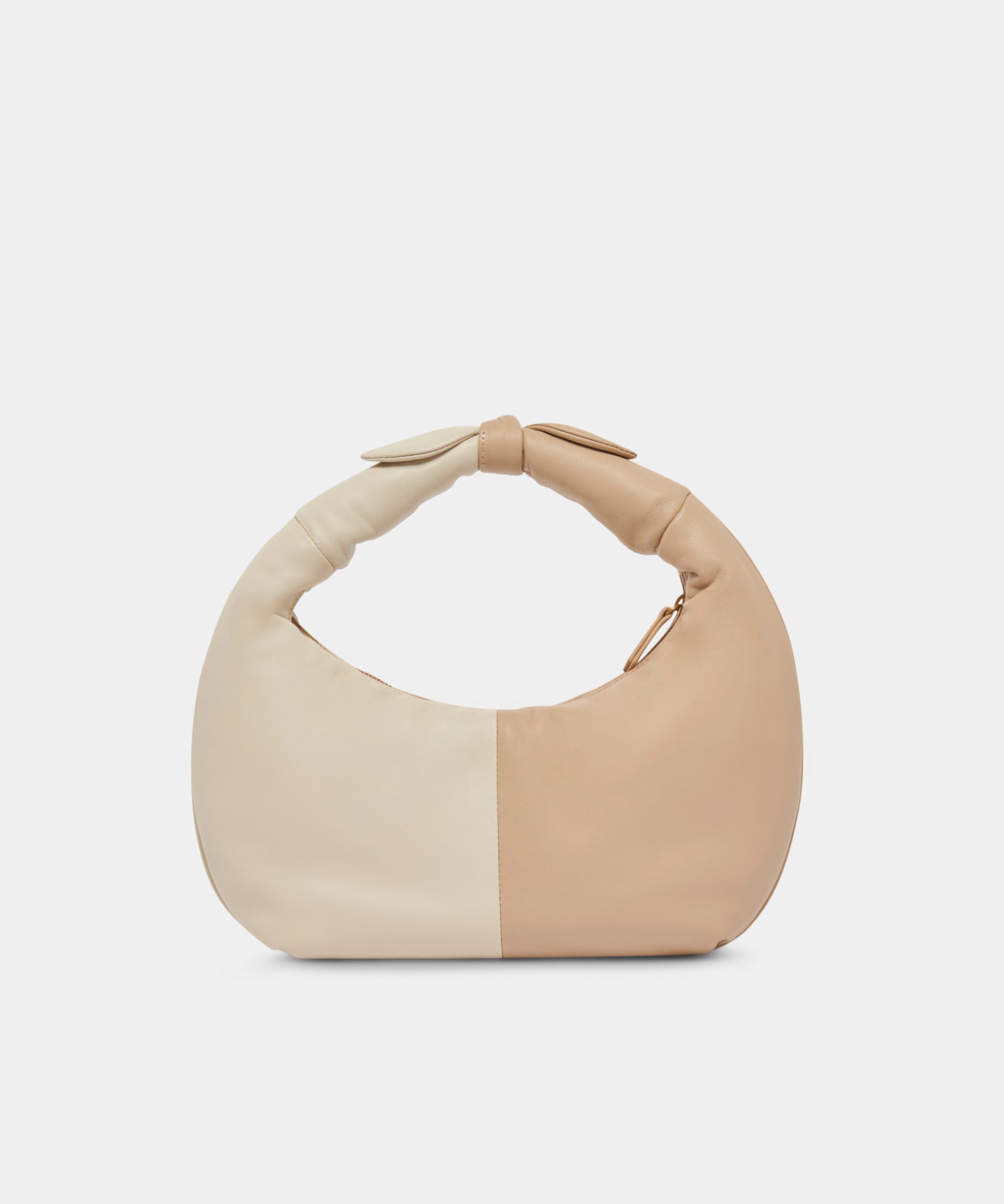 PATTI HANDBAG DUNE IVORY SOFT NAPPA LEATHER - view 5