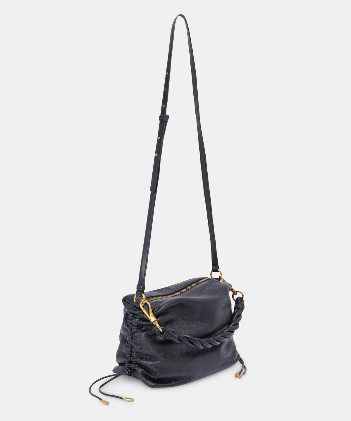 PRESTON SHOULDER/CROSSBODY BLACK LEATHER - re:vita - view 3