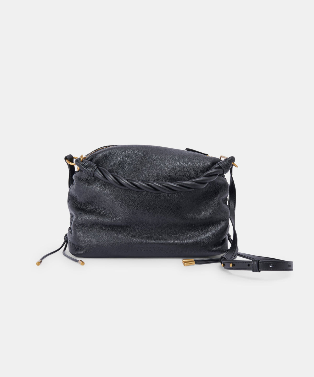 PRESTON SHOULDER/CROSSBODY BLACK LEATHER - re:vita - view 5