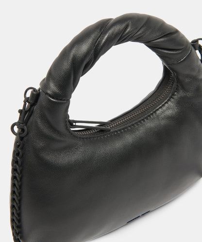 SOFIE CROSSBODY BLACK SOFT NAPPA LEATHER