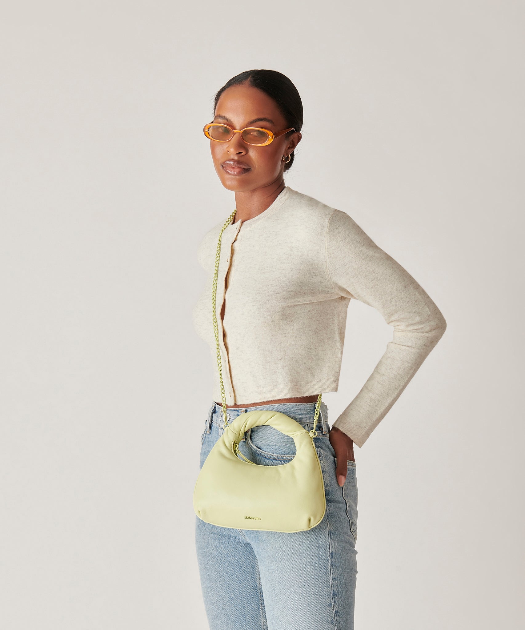 SOFIE CROSSBODY CUCUMBER SOFT NAPPA LEATHER - view 11