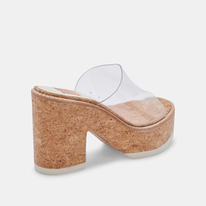 ELANIA HEELS IN CRYSTAL VINYL -   Dolce Vita