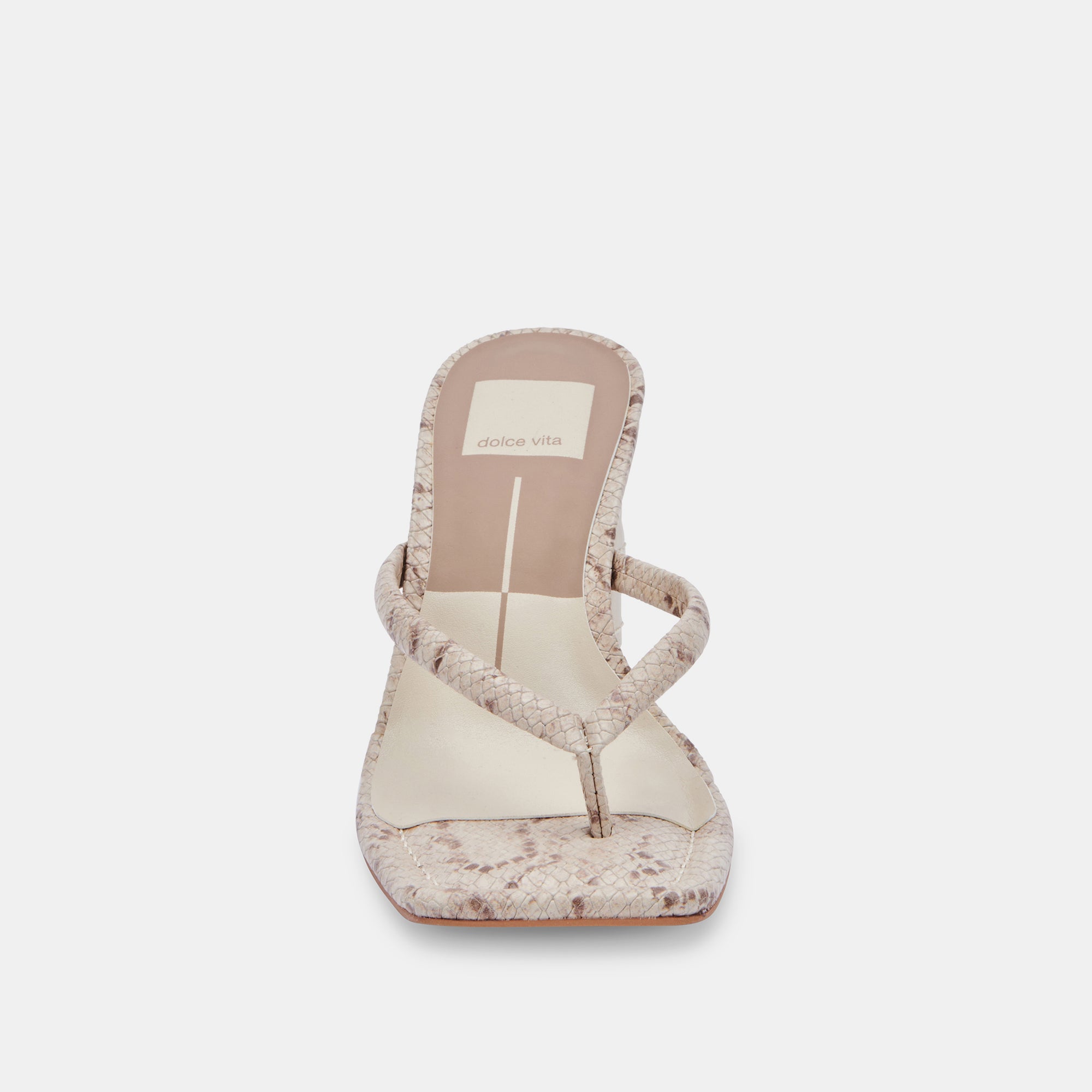 RHYE HEELS IN LT TAUPE EMBOSSED STELLA -   Dolce Vita - view 6