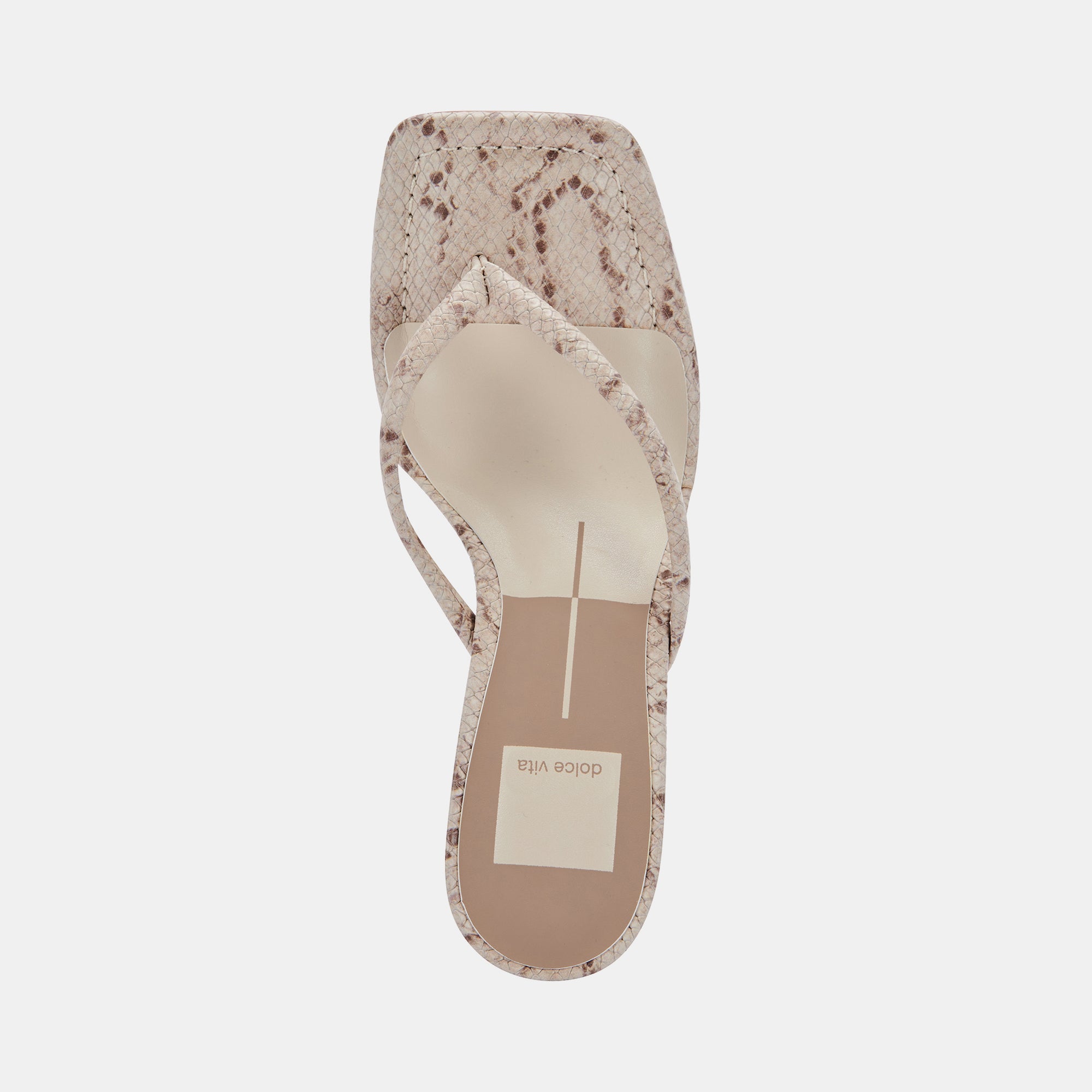 RHYE HEELS IN LT TAUPE EMBOSSED STELLA -   Dolce Vita - view 8