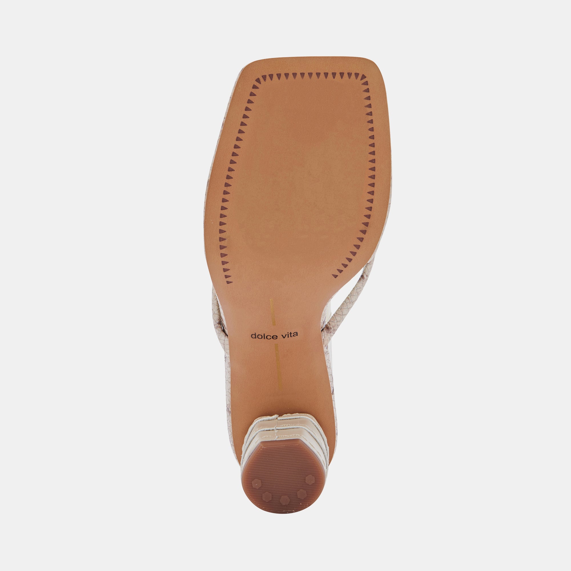 RHYE HEELS IN LT TAUPE EMBOSSED STELLA -   Dolce Vita - view 9