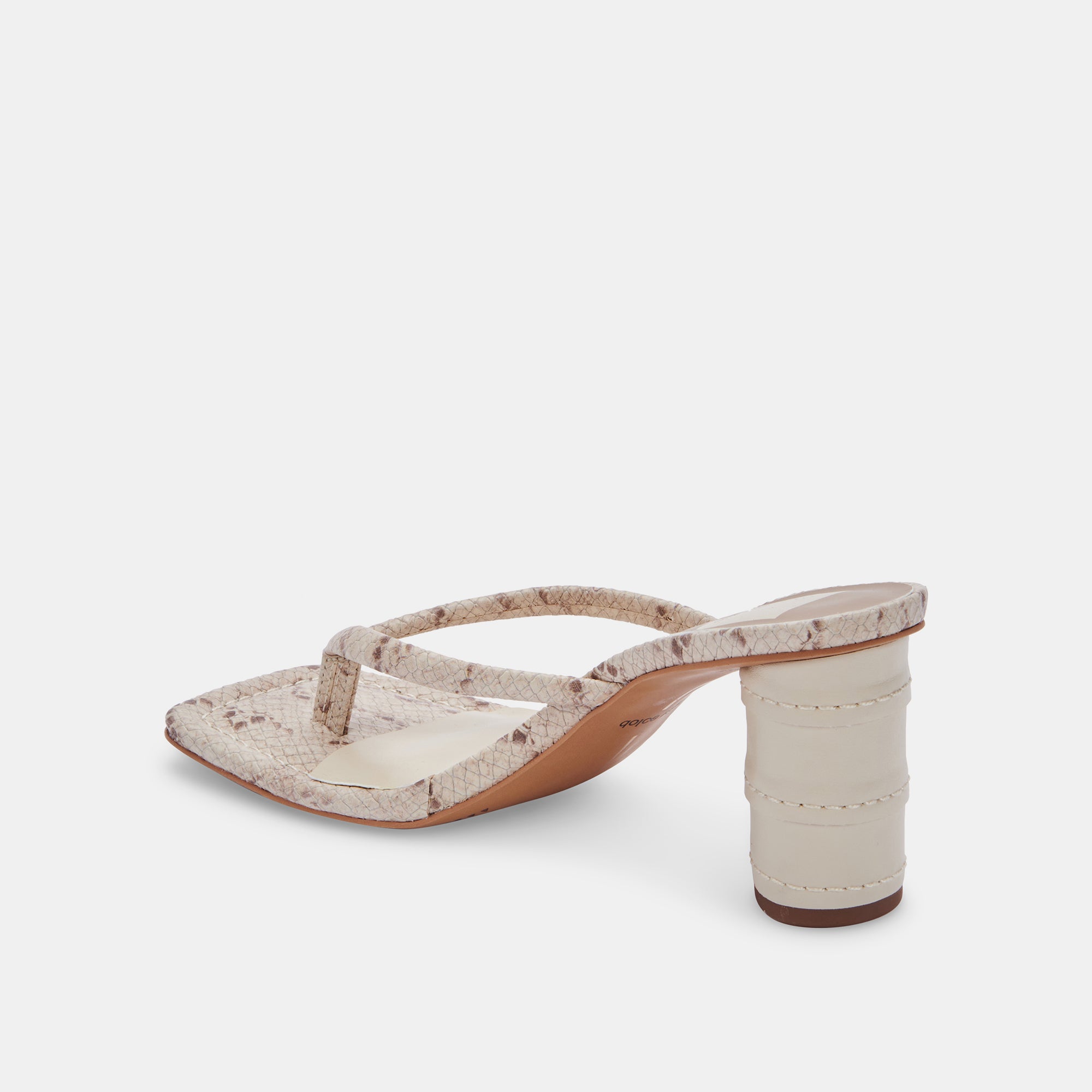 RHYE HEELS IN LT TAUPE EMBOSSED STELLA -   Dolce Vita - view 5