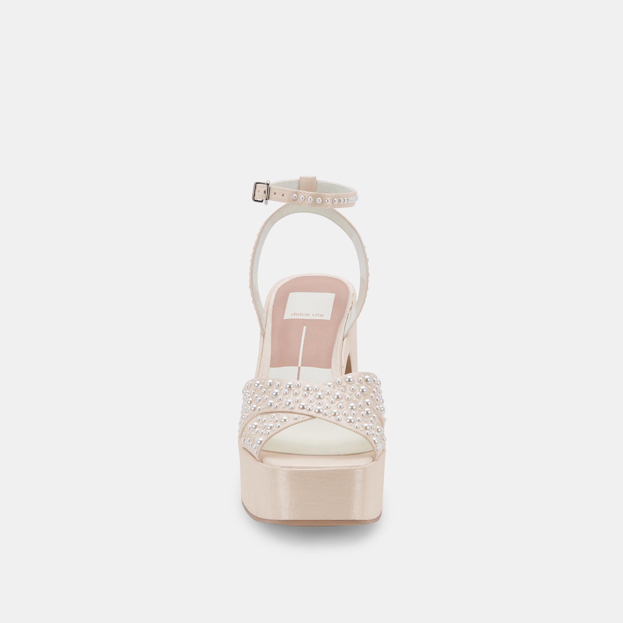 WESSI PEARL HEELS VANILLA PEARLS - view 8