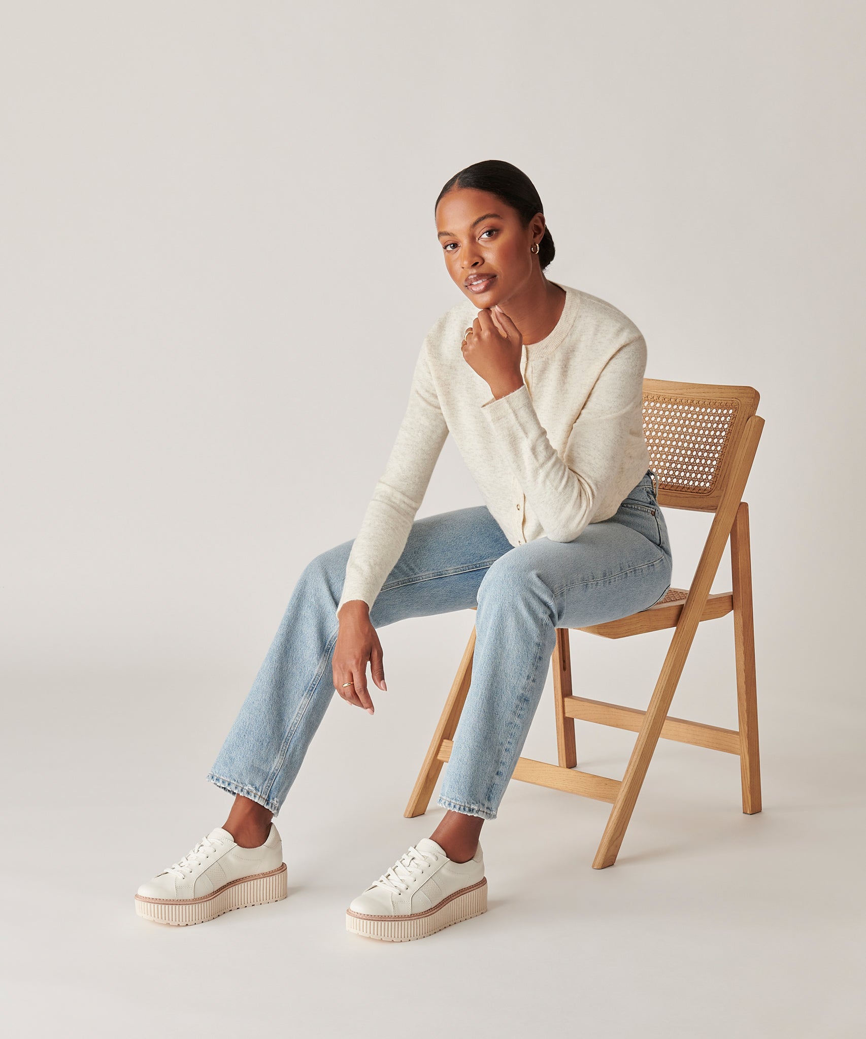 TIGER SNEAKERS WHITE LEATHER - view 16
